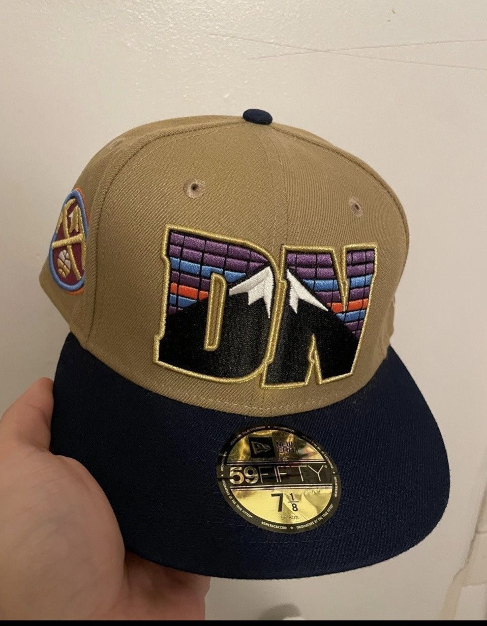 image of Myfitteds Denver Nuggets New Era Size 7 1/8 Sold in Purple, Men's