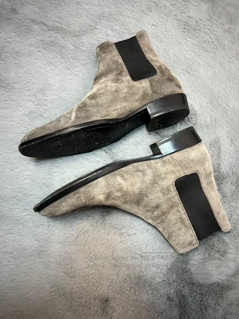 Saint Laurent Paris Saint Laurent Paris Basic Chelsea Boots Size US 10.5 / IT 40.5 - 5 Thumbnail