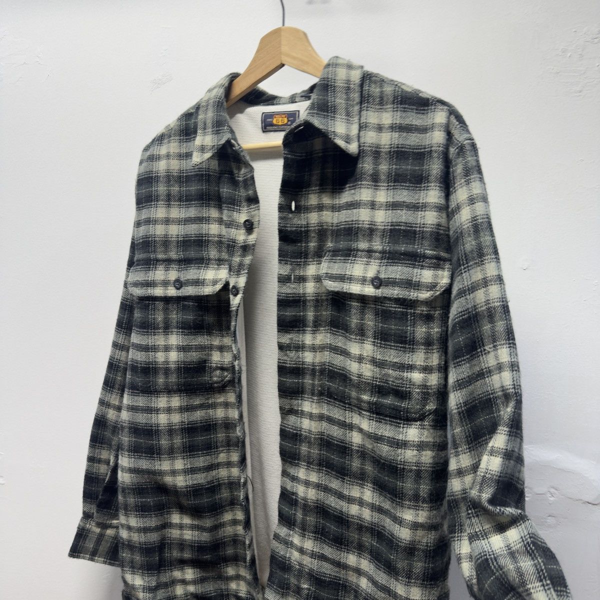 Vintage Faded Plaid Thermal Lined Flannel Shirt ERD Grunge Chrome Size US S / EU 44-46 / 1 - 4 Thumbnail