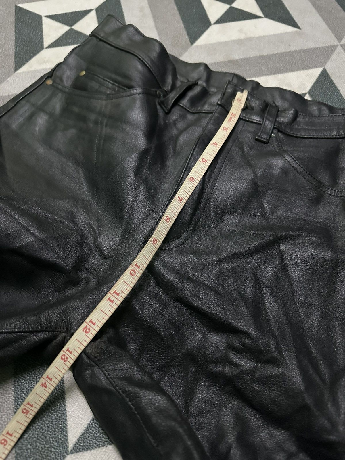 Leather Harley davidson leather pants Size US 30 / EU 46 - 15 Thumbnail