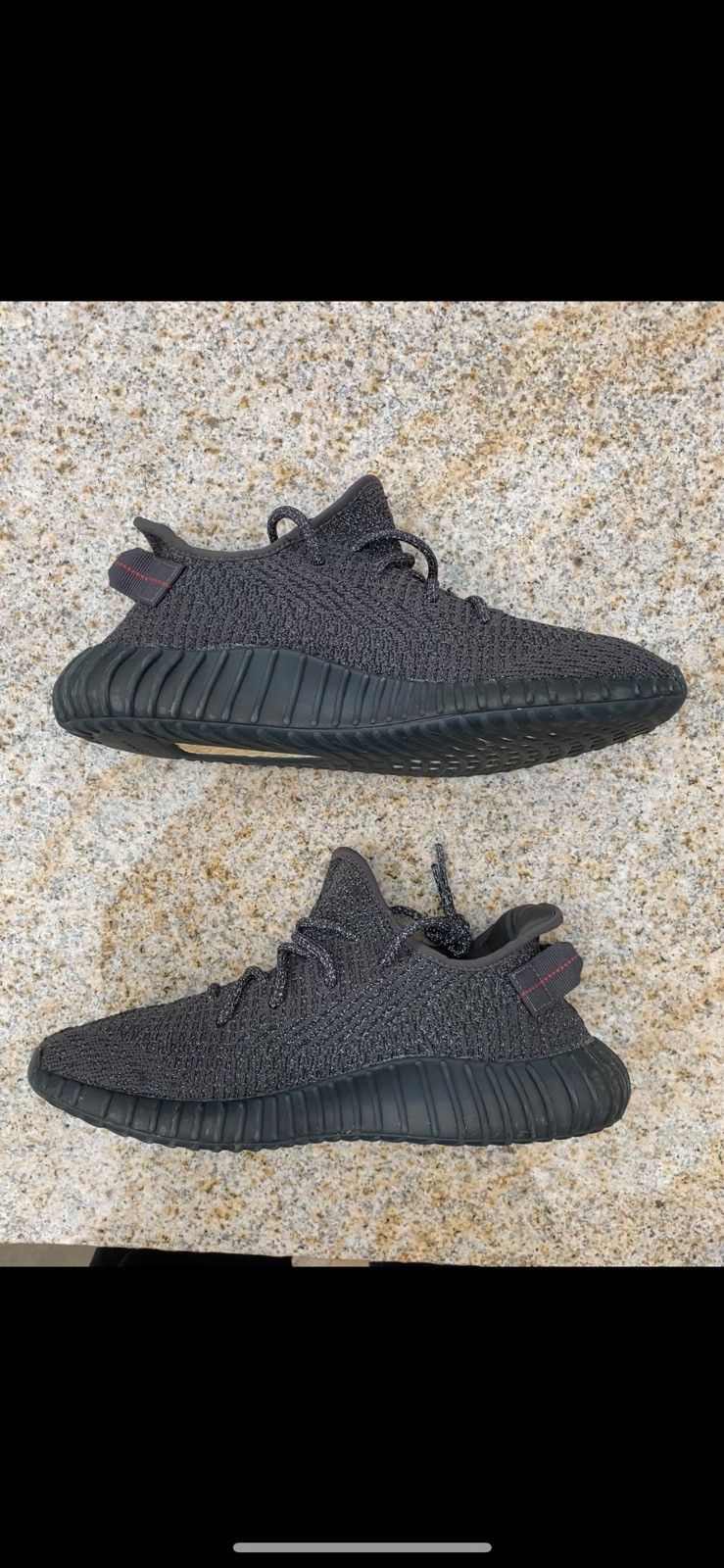 Adidas Yeezy Boost 350 V2 Static Black Reflective FU9007 SZ 10 | Grailed