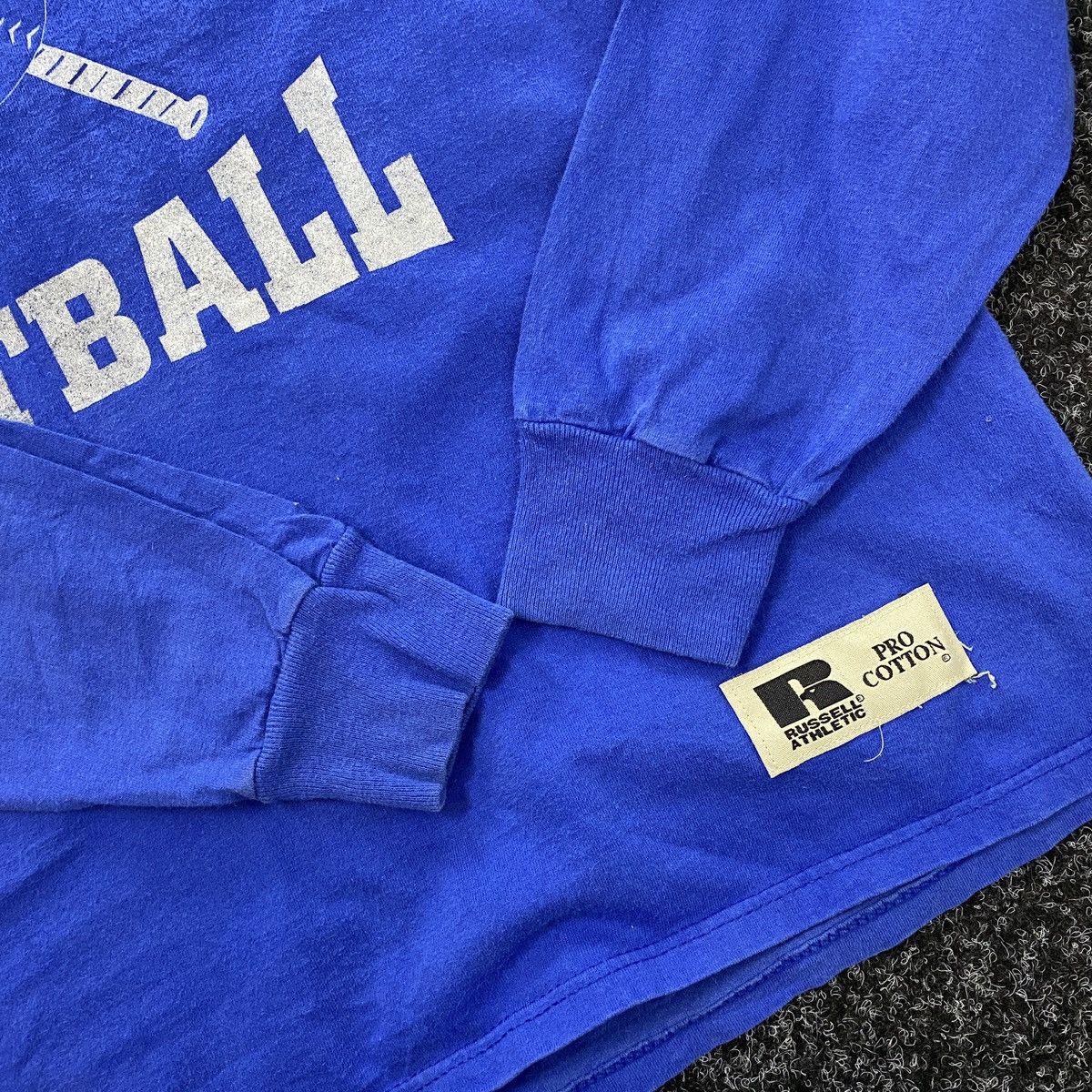 Russell Athletic × Vintage VINTAGE RUSSELL ATHLETIC MCQUEEN SOFTBALL LONG SLEEVE 90s Size US M / EU 48-50 / 2 - 6 Thumbnail
