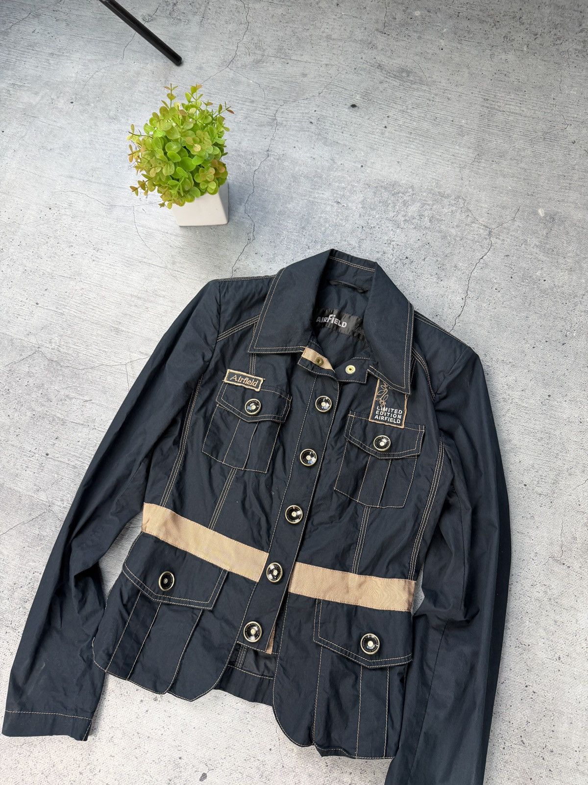 Hysteric Glamour Japan Cropped Miss Sixty Style Denim Avantgarde Jacket Y2K Size M / US 6-8 / IT 42-44 - 2 Thumbnail