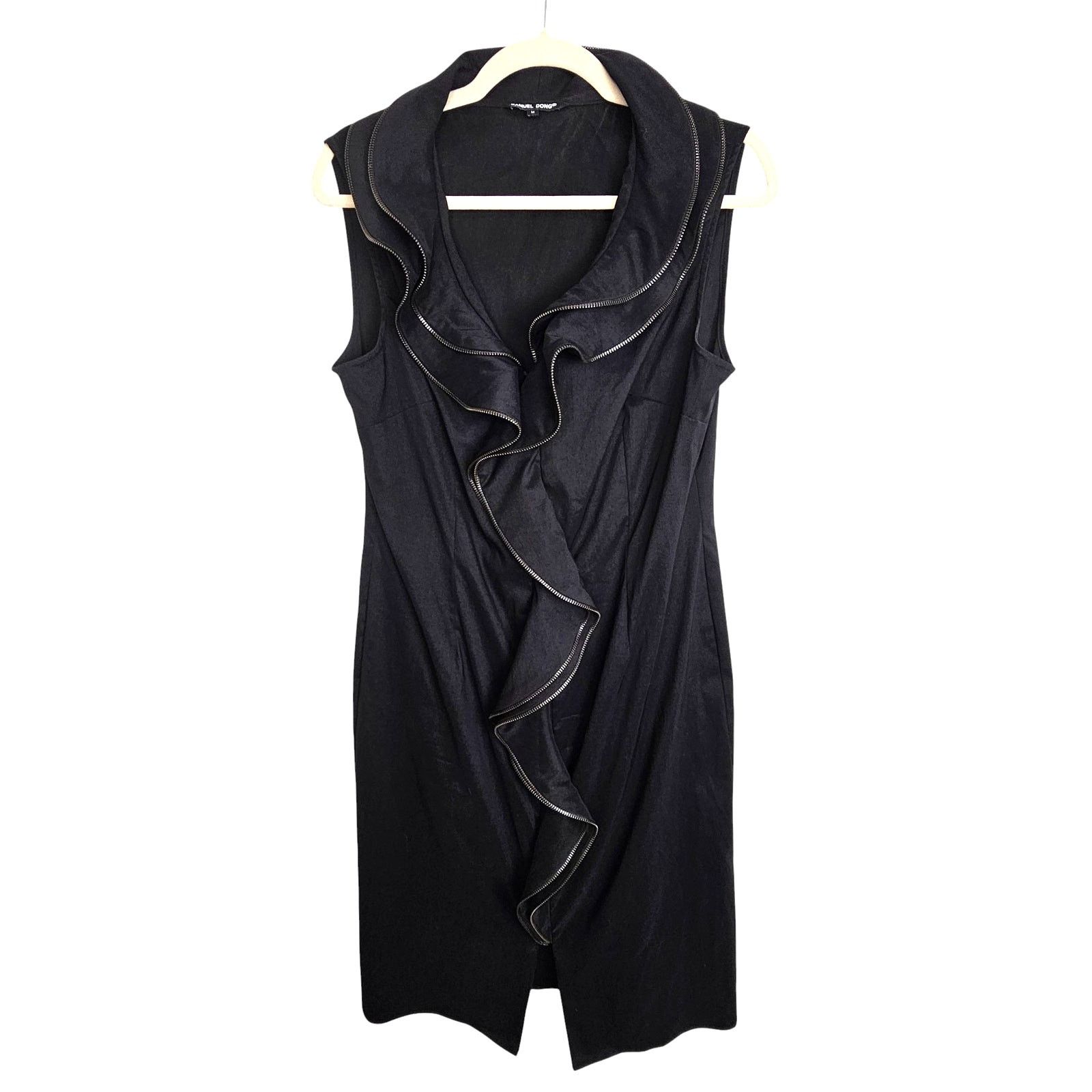 Samuel Ross Samuel Dong Womens Ruffle Front Cocktail Dress M Whimsigoth Size M / US 6-8 / IT 42-44 - 1 Thumbnail