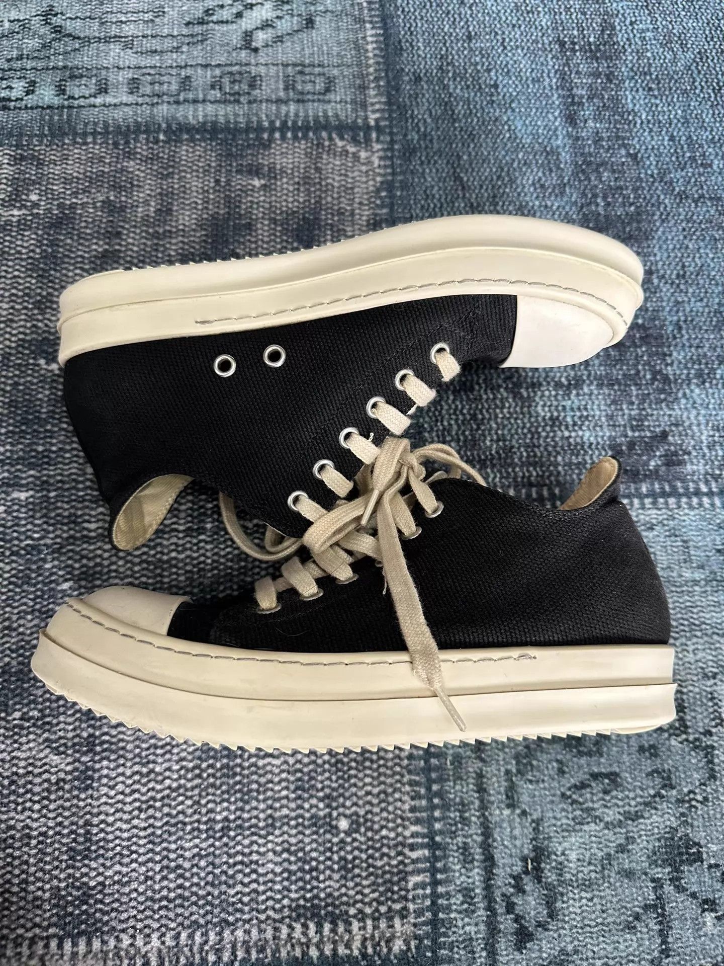 Rick Owens Rick Owens DRKSHDW Low Top Sneaker 36.5 Size US 5 / EU 37 - 2 Thumbnail