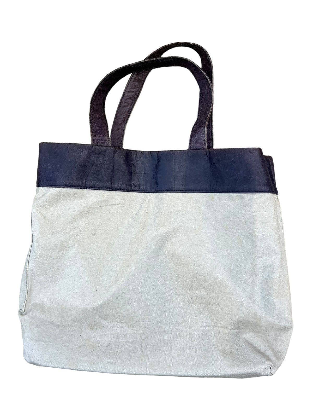 Attachment Attachment X United Arrows Distress Patina Leather Tote Bag Size ONE SIZE - 14 Thumbnail