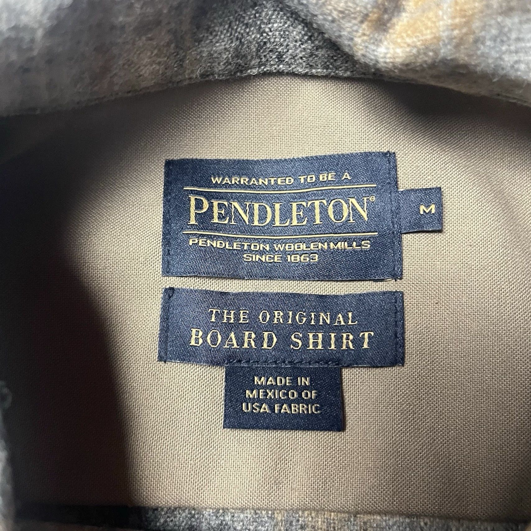 Pendleton Pendleton Original Board Shirt Shadow Plaid Button Up M Size US M / EU 48-50 / 2 - 2 Thumbnail