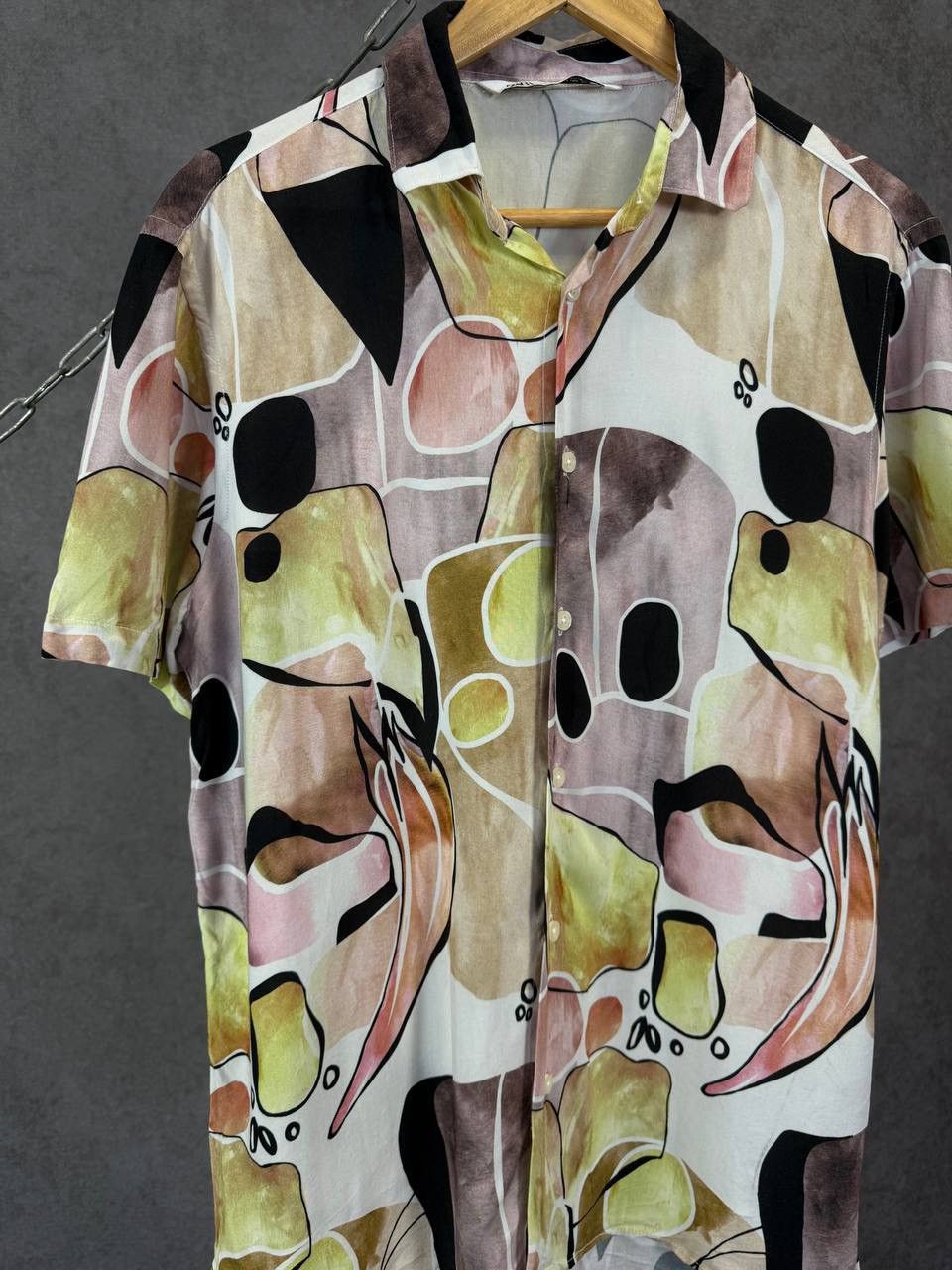 Zara Zara Man art designer hawaiian shirt Size US M / EU 48-50 / 2 - 3 Thumbnail