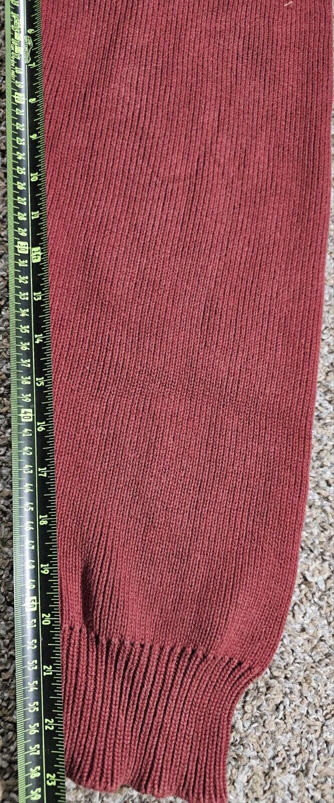 Designer Guide Series 5 Button Henley Sweater Mens 3XLT Red Hike Fish Size US XXL / EU 58 / 5 - 6 Thumbnail