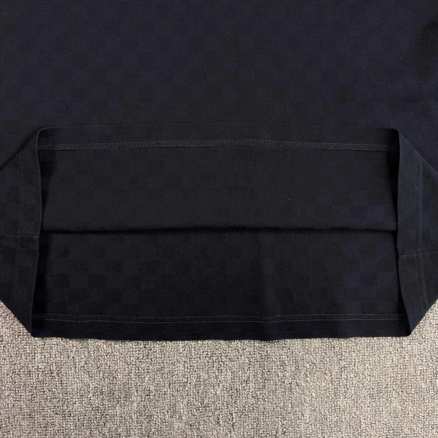 Louis Vuitton LV Damier Navy Short-Sleeve Polo Shirt 4L Near New Size US XXL / EU 58 / 5 - 5 Thumbnail