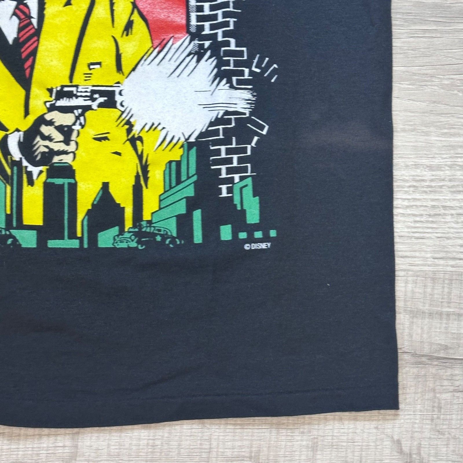 Disney Vintage 90’s Dick Tracy Disney Single Stitch Movie Promo Tee Size US L / EU 52-54 / 3 - 3 Thumbnail