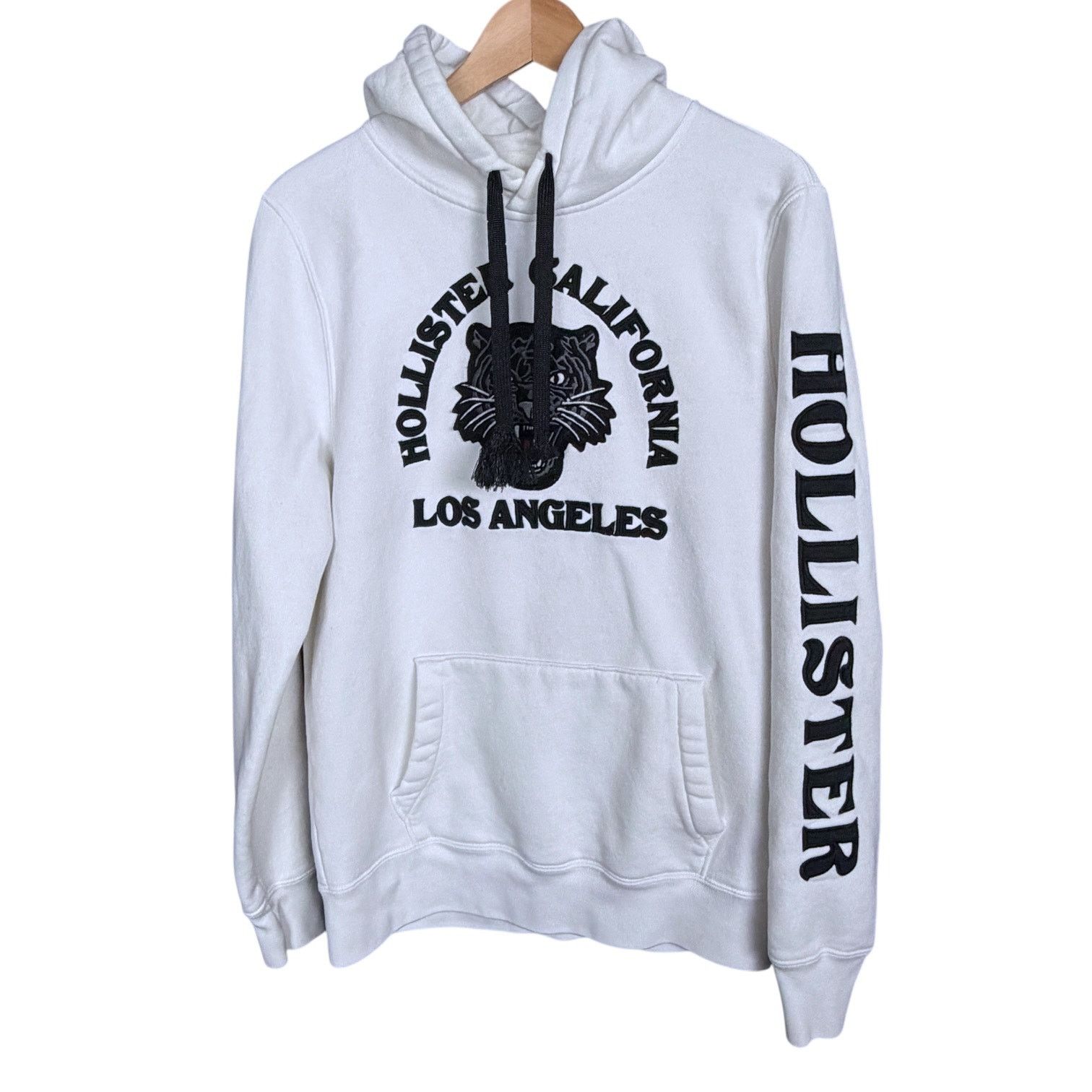Hollister Hollister Los Angeles Tiger Cat White Black Hoodie Men's M Size US M / EU 48-50 / 2 - 2 Thumbnail