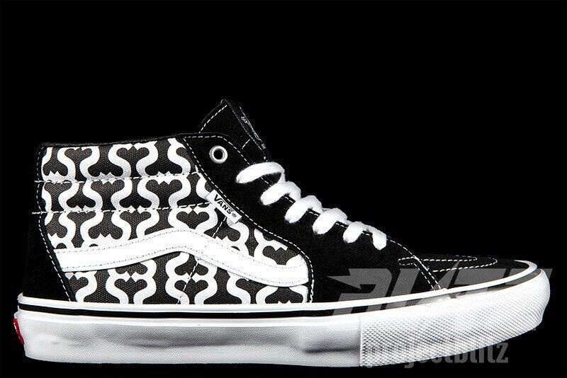 Vans SS21 Vans Supreme Skate Grosso Mid Monogram S Logo Black 9 Size US 9 / EU 42 - 1 Thumbnail