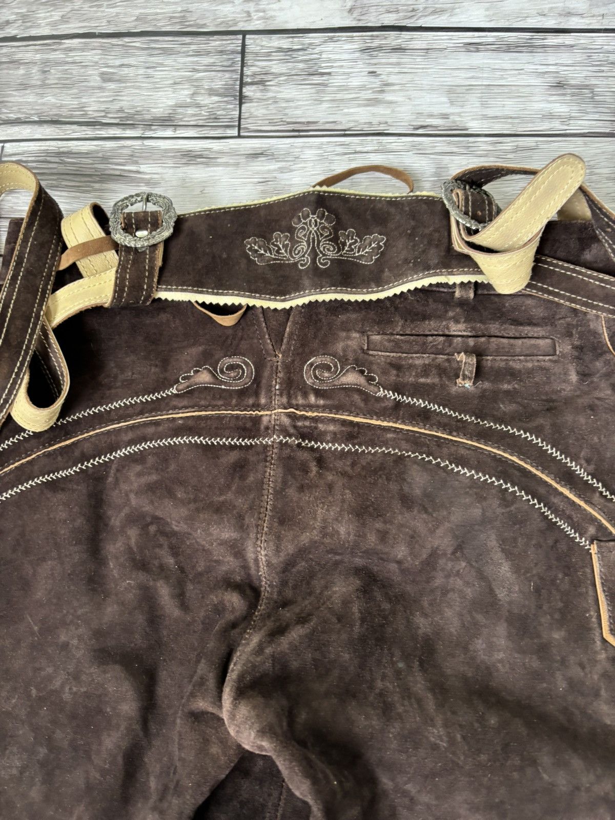 Hysteric Glamour × Japanese Brand 💥 VTG Balenciaga Style Travis Cowboy Leather Shorts Y2K Size US 34 / EU 50 - 7 Thumbnail
