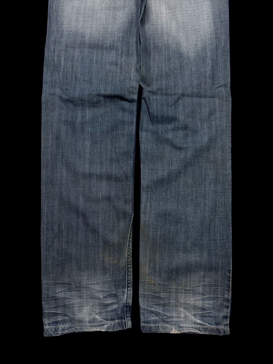 Japanese Brand SICK Japanese RMS Thrashed Faded Distressed Straight Jean Size US 31 - 20 Thumbnail