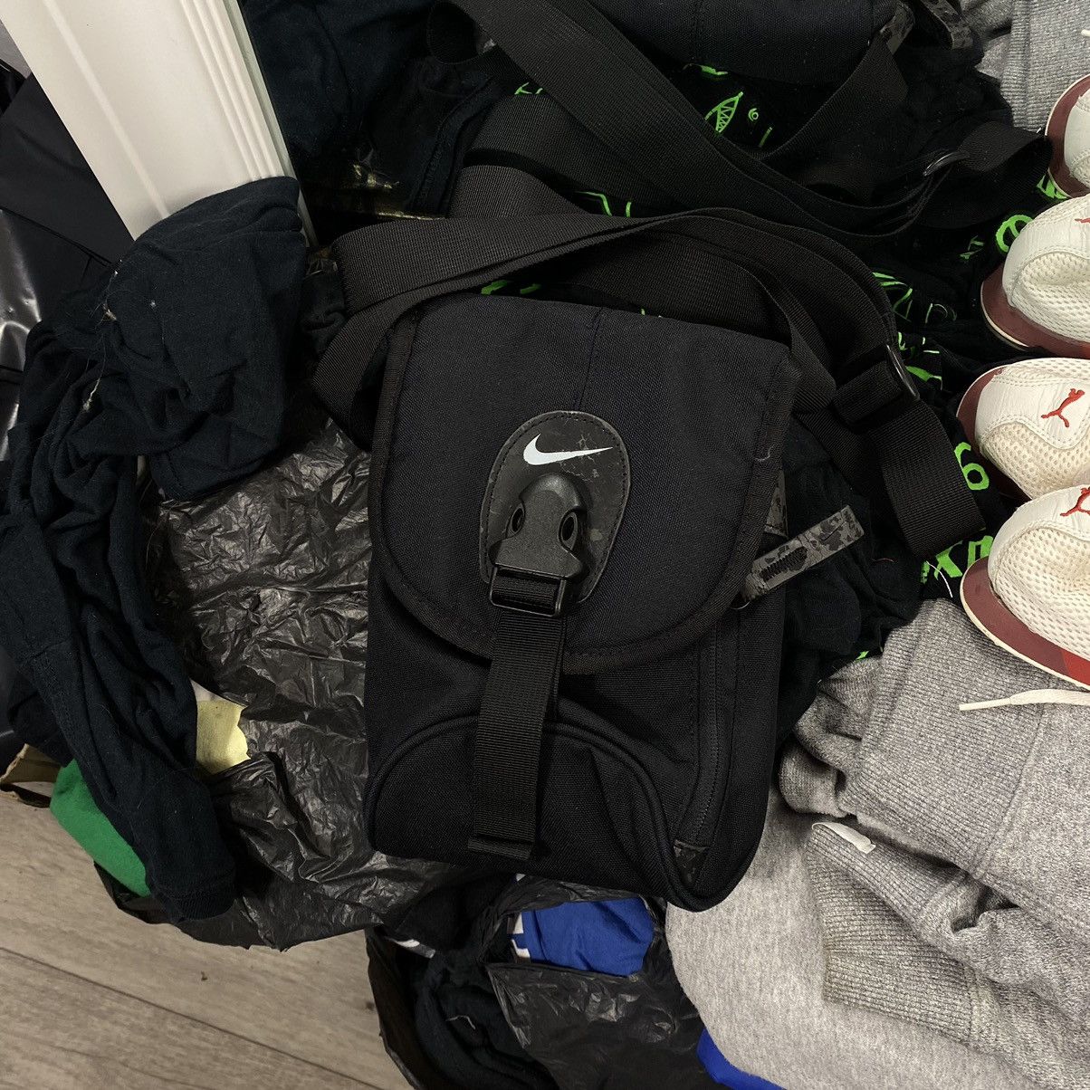 Nike NIKE Y2K DRILL CORDURA BLACK CROSSBODY BAG Size ONE SIZE - 2 Thumbnail