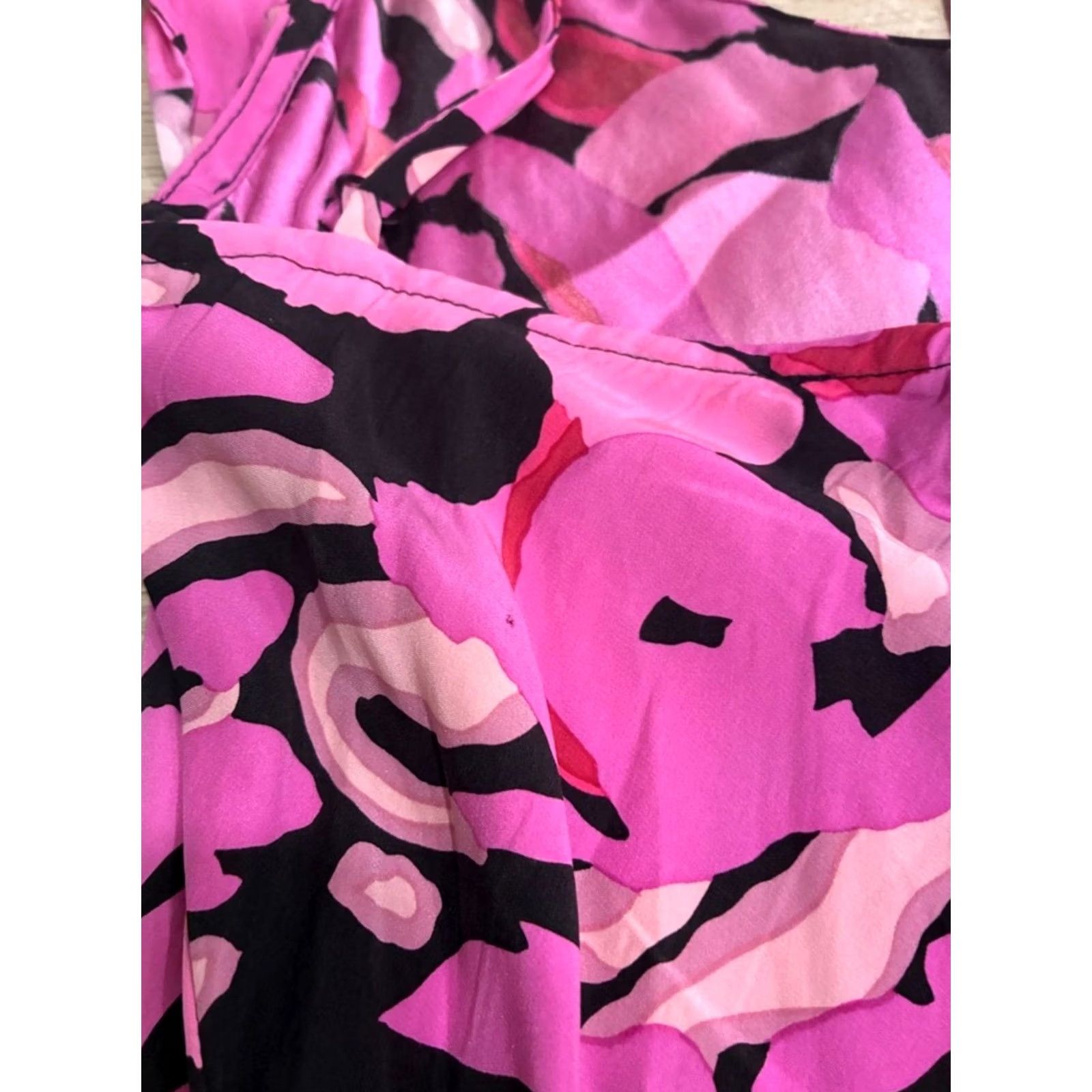Betsey Johnson VINTAGE Betsey Johnson Black Label Silk Pink Midi Slip Dress Ruffle Size M Womens A-Line Midi Dress Pink Size M / US 6-8 / IT 42-44 - 8 Thumbnail