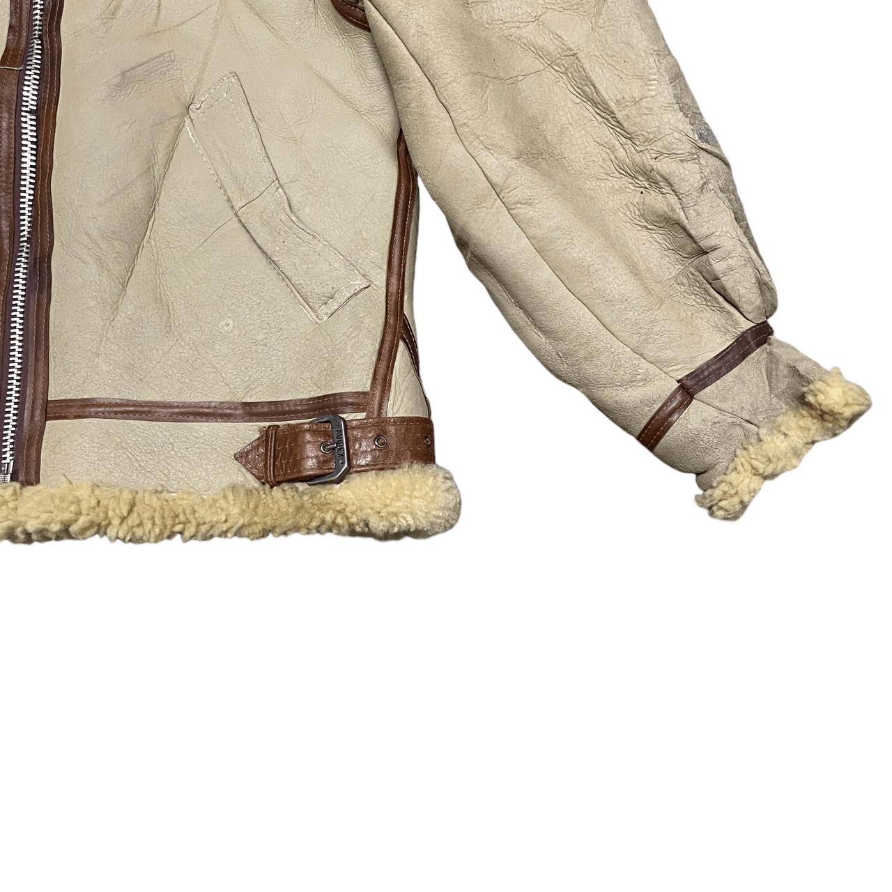 Avirex Vintage Avirex Sheepskin Coat Shearling Leather Jacket B3 Size US M / EU 48-50 / 2 - 4 Thumbnail