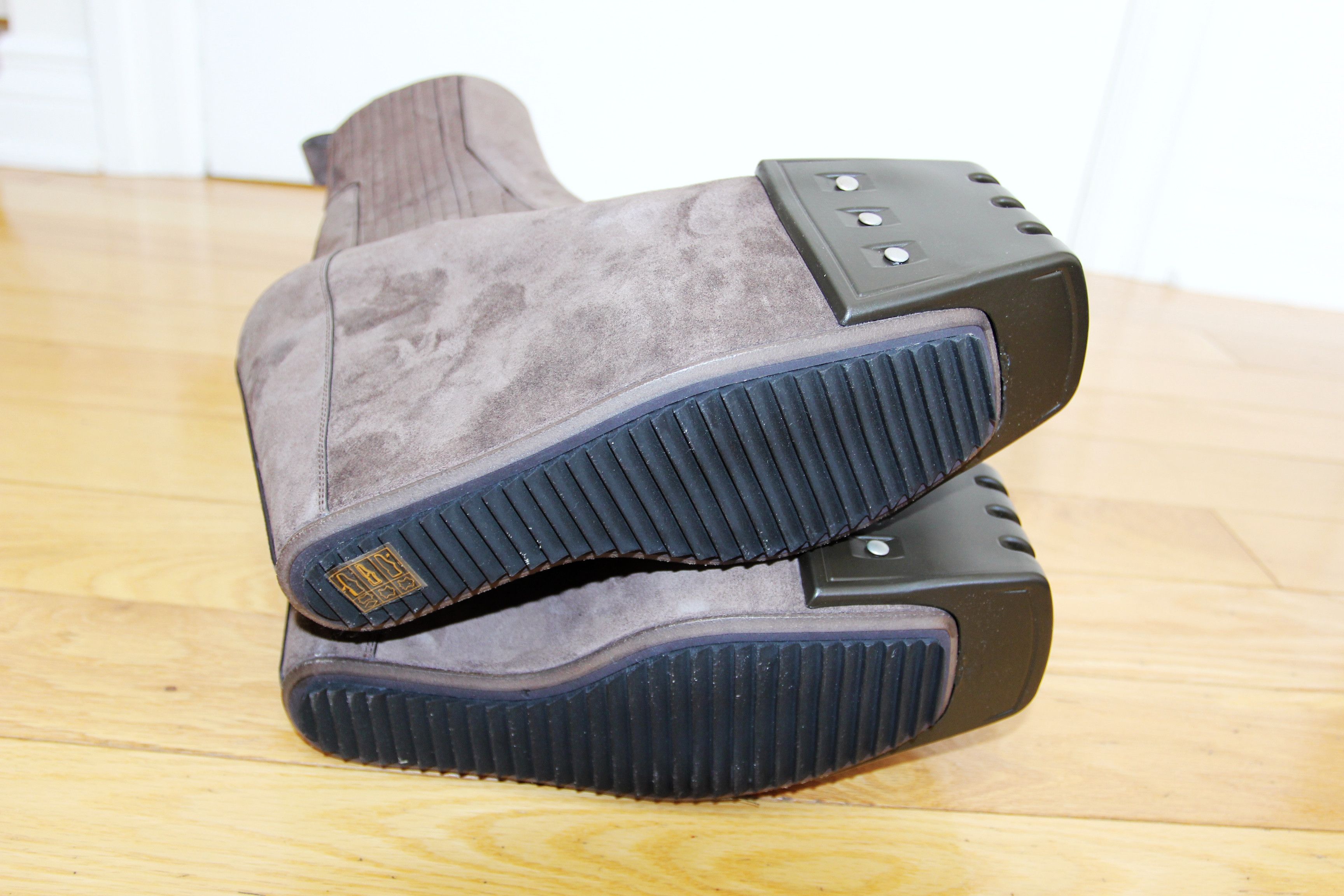 Rick Owens BNWT AW25 RICK OWENS "CONCORDIANS" GRILLED WEDGE BEATLE 38 Size US 8 / IT 38 - 10 Thumbnail