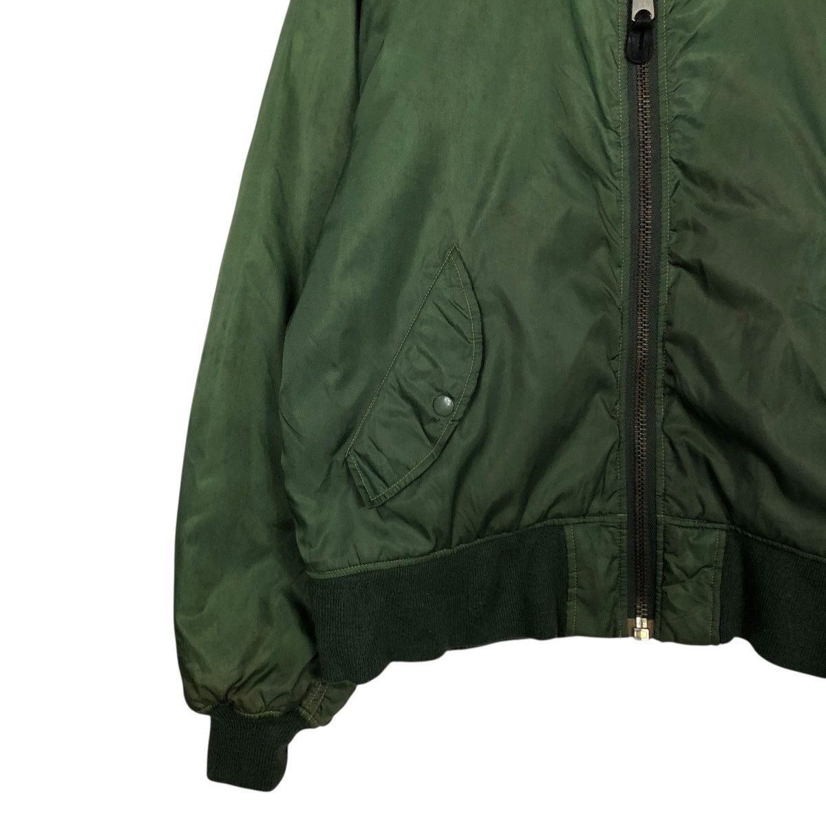 Japanese Brand 🔥VINTAGE MA-1 BOMBER JACKET MILITARY COLLECTION ISSEY MIYAKE Size US L / EU 52-54 / 3 - 6 Thumbnail