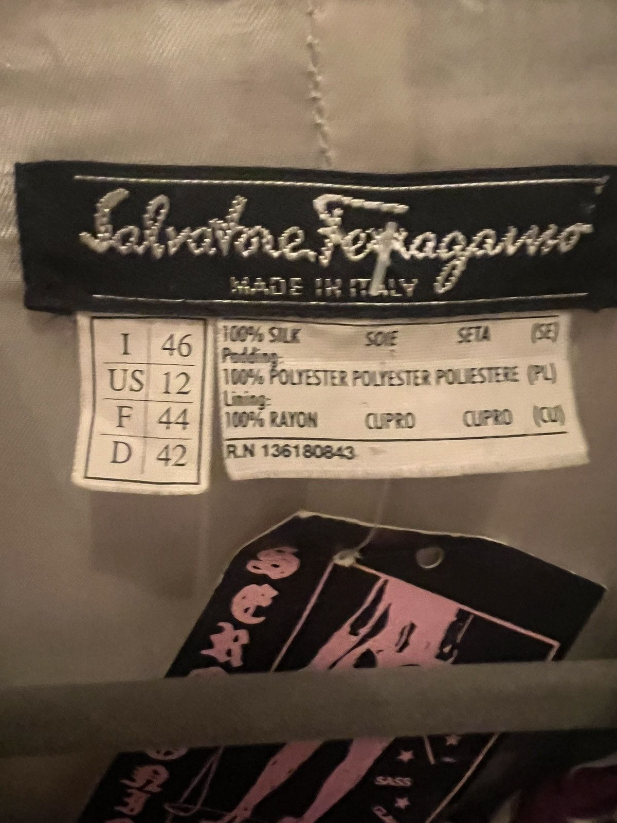 Designer × Salvatore Ferragamo × Vintage Salvatore Ferragamo Vintage Patterned Jacket Size US S / EU 44-46 / 1 - 3 Thumbnail