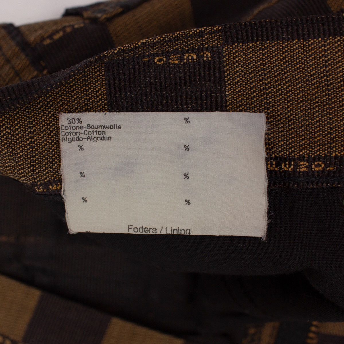 Fendi × Vintage VRARE VTG FENDI Checkerboard Monogram Pant Size : 28 ~ S Size 27" / US 4 / IT 40 - 8 Thumbnail
