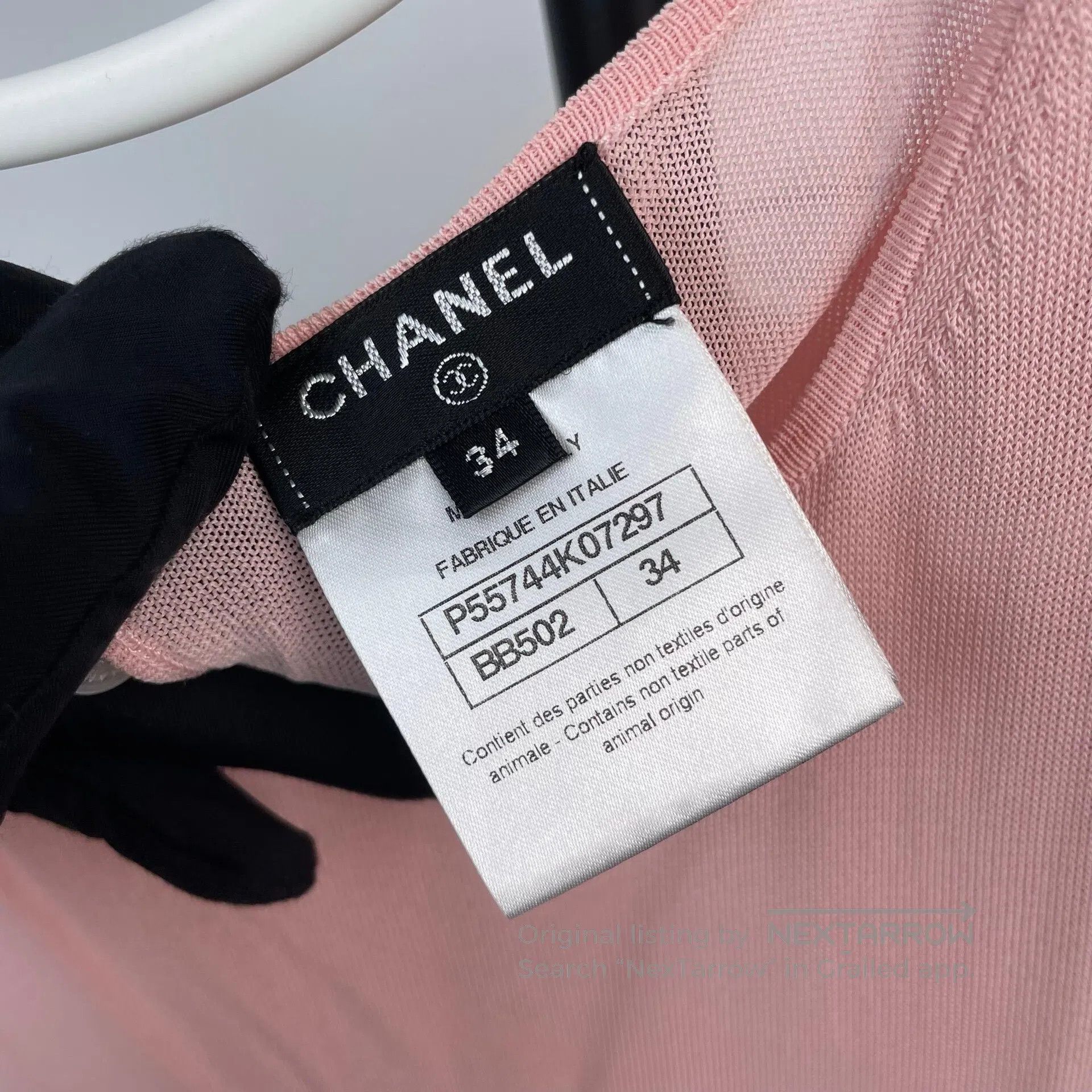 Chanel Chanel Pink Tweed Sleeveless Cutout Dress Two Piece Set| Size XXS / US 00 / IT 34 - 5 Thumbnail