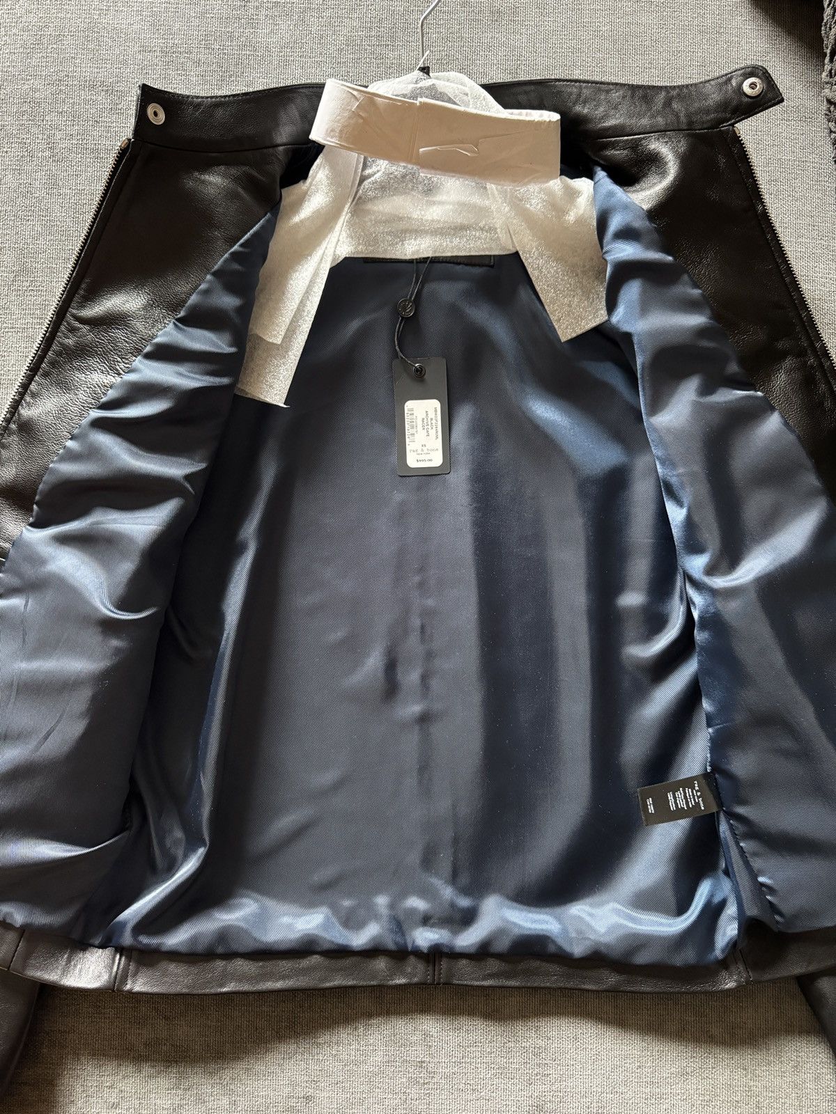 Rag & Bone Rag & Bone Archive leather moto jacket Size US XS / EU 42 / 0 - 2 Thumbnail