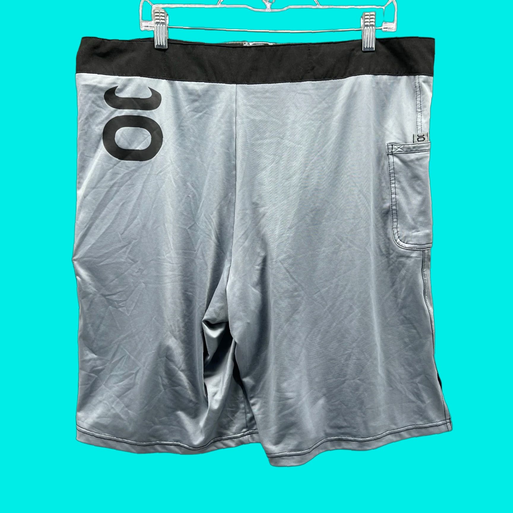 Logo 7 Jaco Shorts Mens 36 Gray Athletic MMA Training Lightweight Stretch Logo Running Size US 36 / EU 52 - 1 Thumbnail
