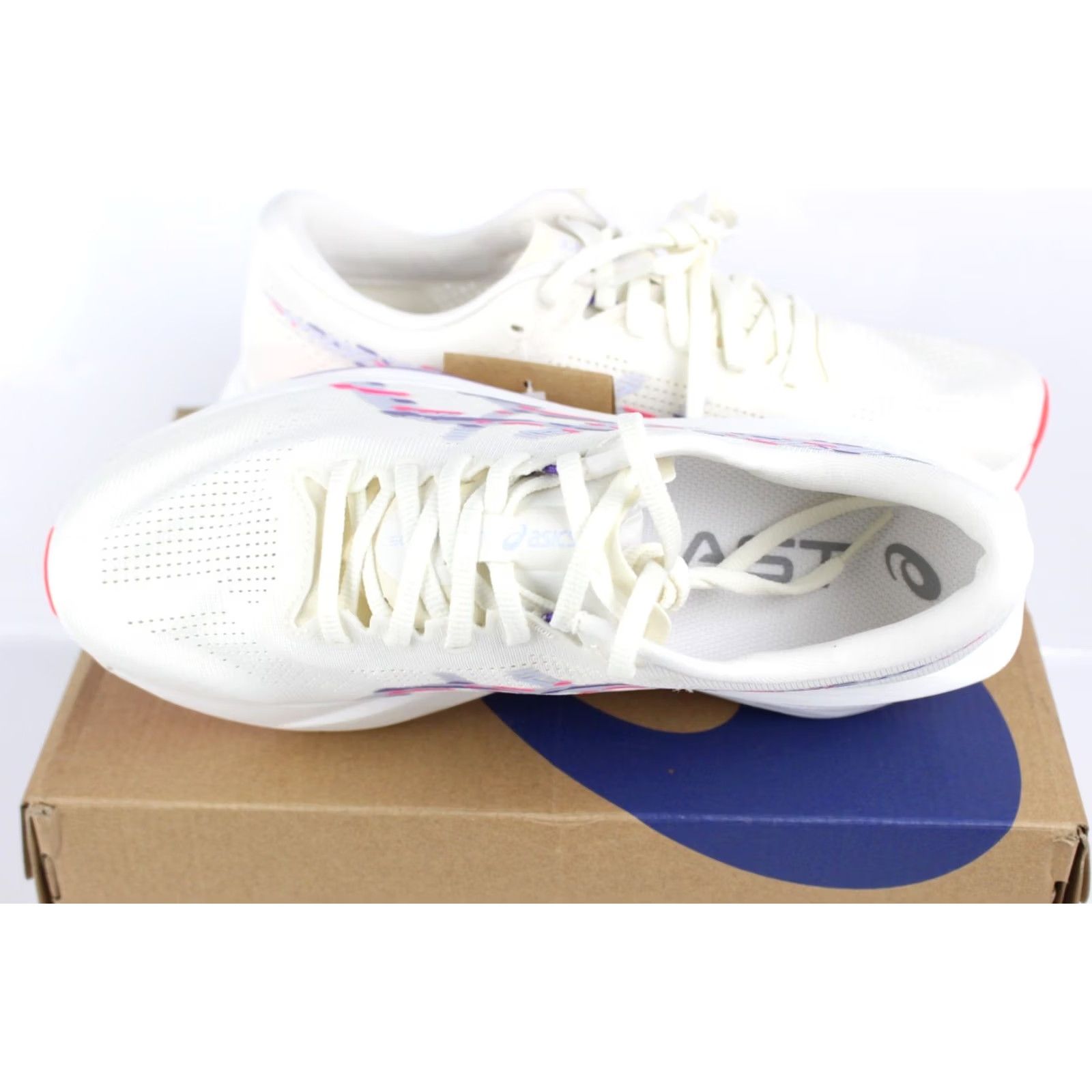 Asics Asics Sonicblast Men's Running Training Shoes Lightweight 12 Cream / Blue Fade Bouncy Size US 12 / EU 45 - 3 Thumbnail
