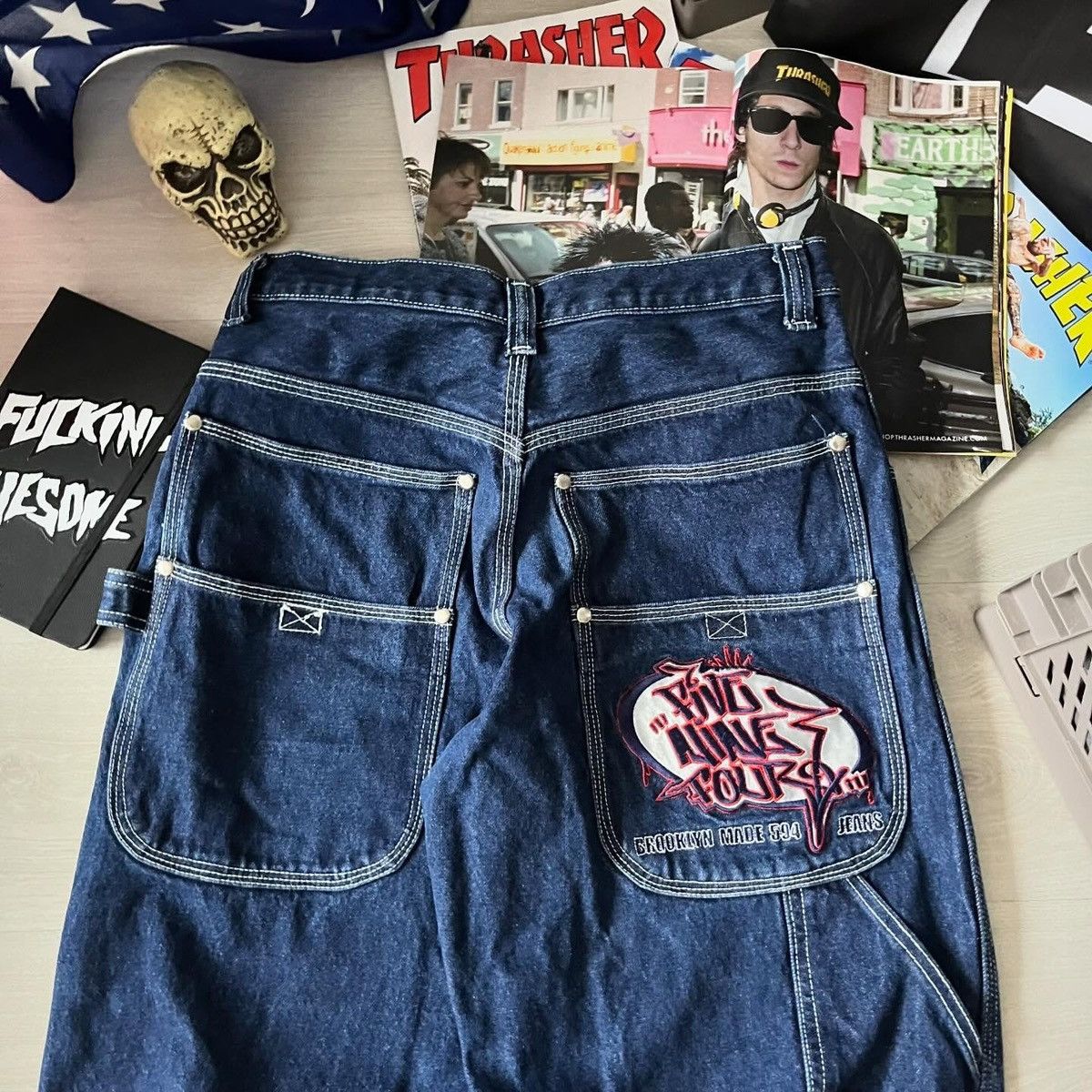 JNCO jnco style jeans 594 y2k🗡️ Size US 31 - 4 Thumbnail