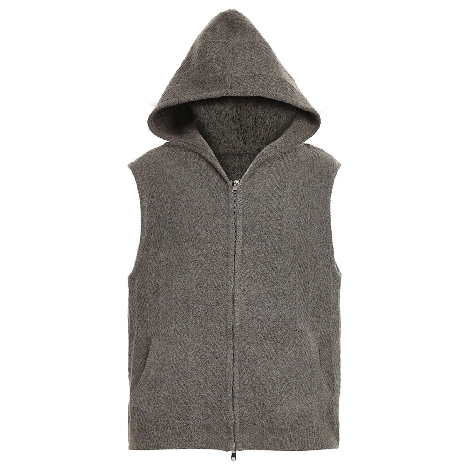 Other Chic Hooded Sleeveless Vest Size US M / EU 48-50 / 2 - 1 Thumbnail
