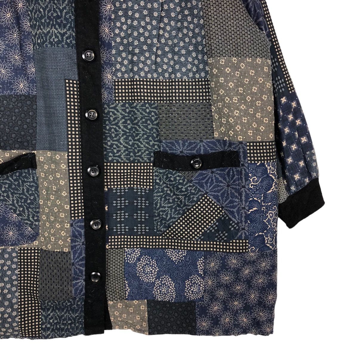 Indigo 🔥Vintage Button Jacket Indigo Sissoko Blue Issey Miyake Size US L / EU 52-54 / 3 - 5 Thumbnail