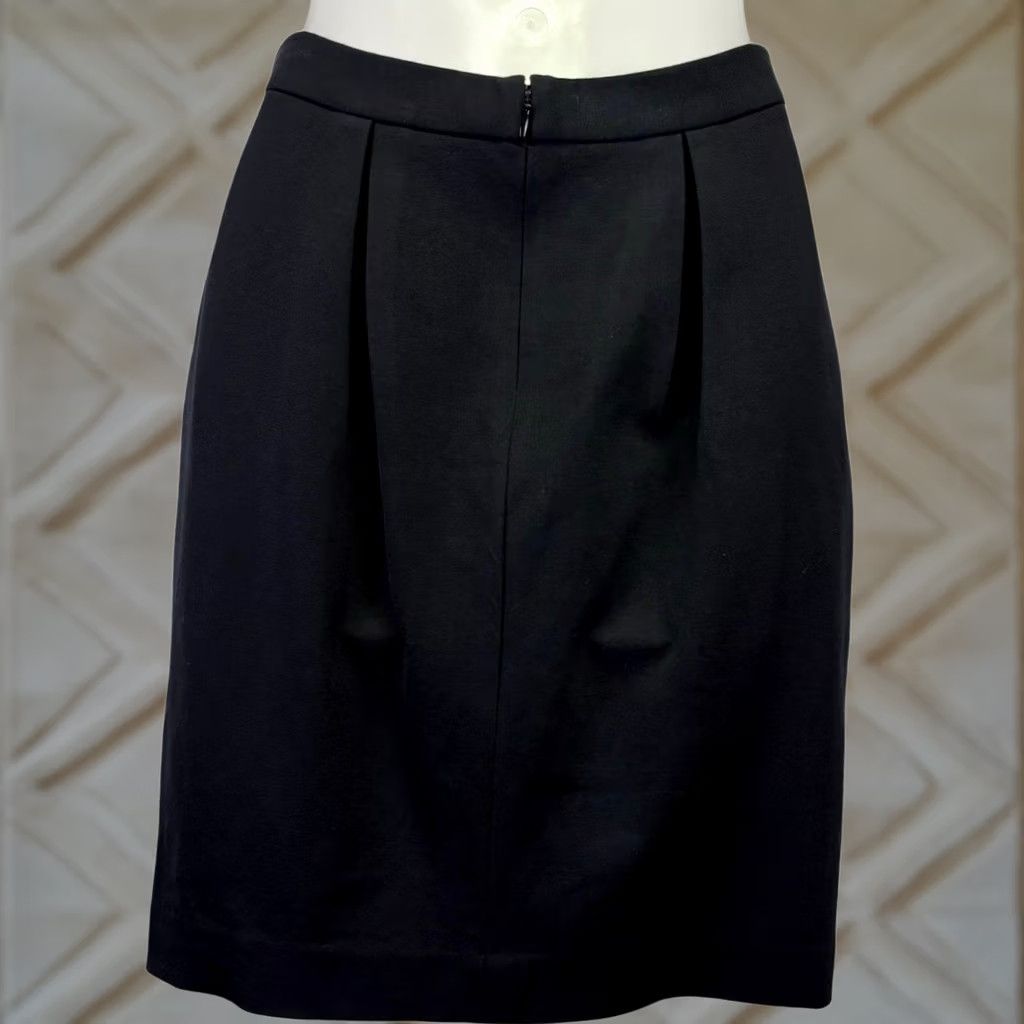 Banana Republic Banana Republic Skirt Womens 2 Black Structured Knee Length Pencil Size Suit Separate Size 26" / US 2 / IT 38 - 1 Thumbnail