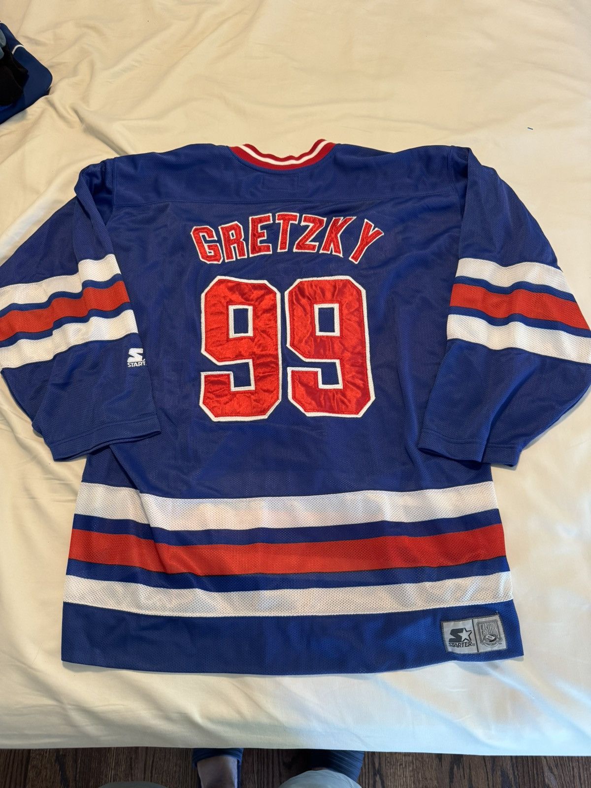 Starter Gretzky Rangers Jersey Size US L / EU 52-54 / 3 - 2 Thumbnail