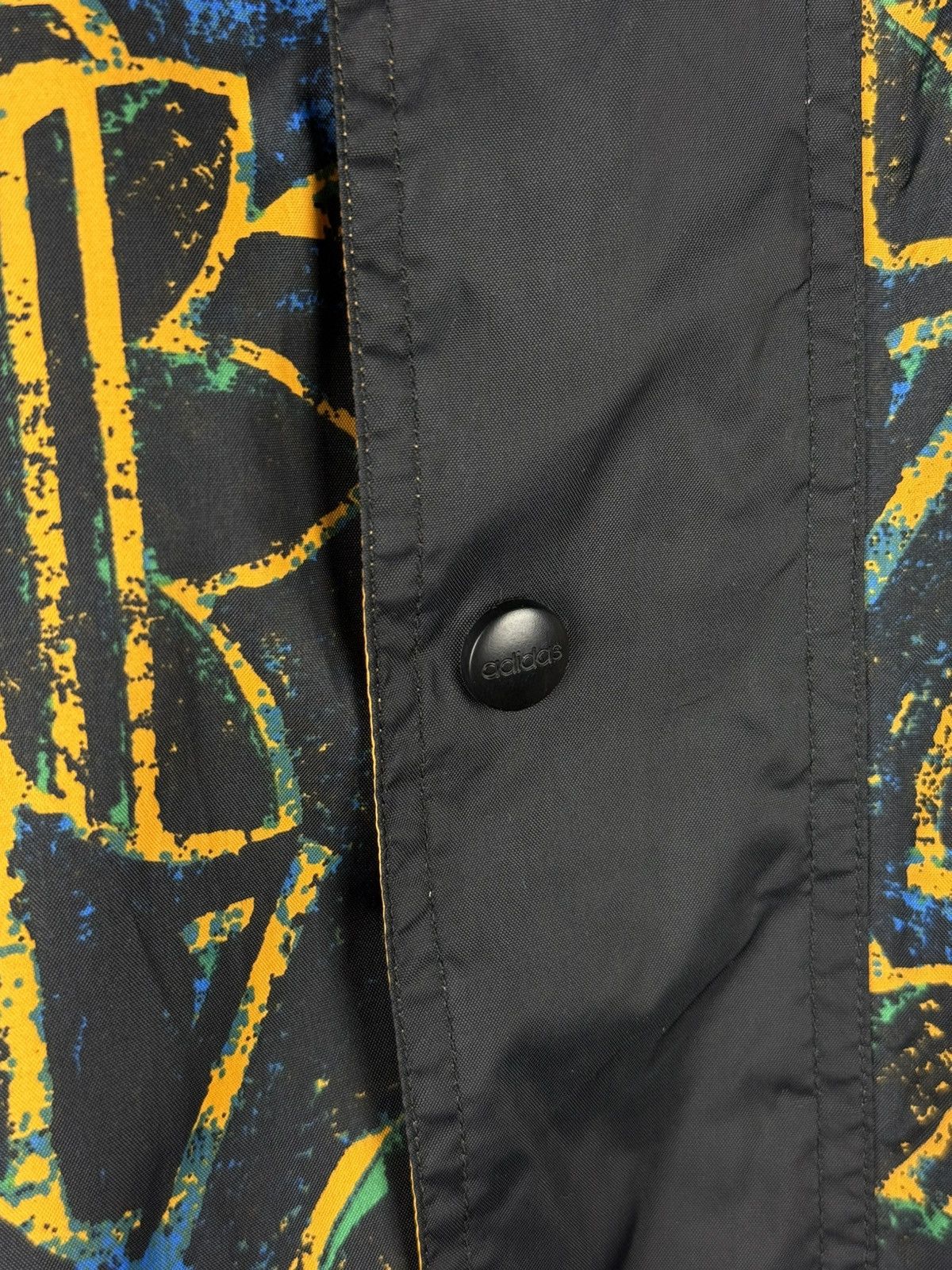 Adidas × Vintage Adidas VTG Overprinted Packable Light Windbreaker Jacket Size US M / EU 48-50 / 2 - 7 Thumbnail