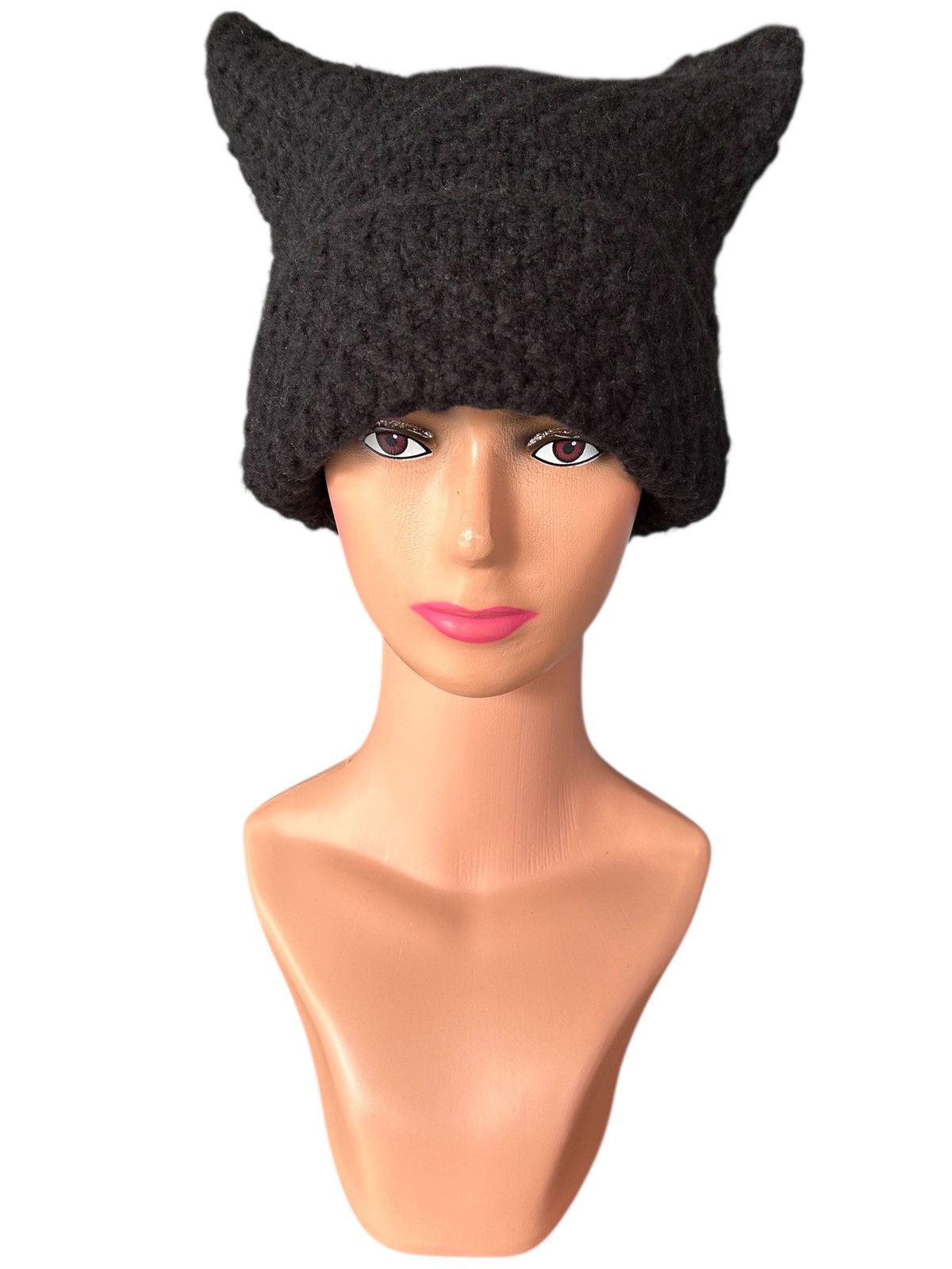 Kapital Bunny Horn Devil Japanese crochet Knitted Beanie Hats Size ONE SIZE - 1 Thumbnail