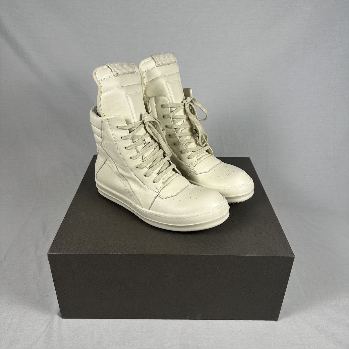 Rick Owens Rick Owens Milk Geobaskets Size US 7.5 / EU 40-41 - 1 Thumbnail