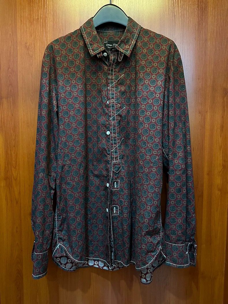 Number (N)ine Number (N)ine National style cut clear-line shirt 2503-Next Size US XL / EU 56 / 4 - 1 Thumbnail