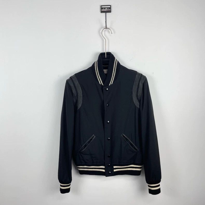 Saint Laurent Paris saint Laurent parisBlack patchwork leather Teddy jacket 25 Size US S / EU 44-46 / 1 - 1 Thumbnail