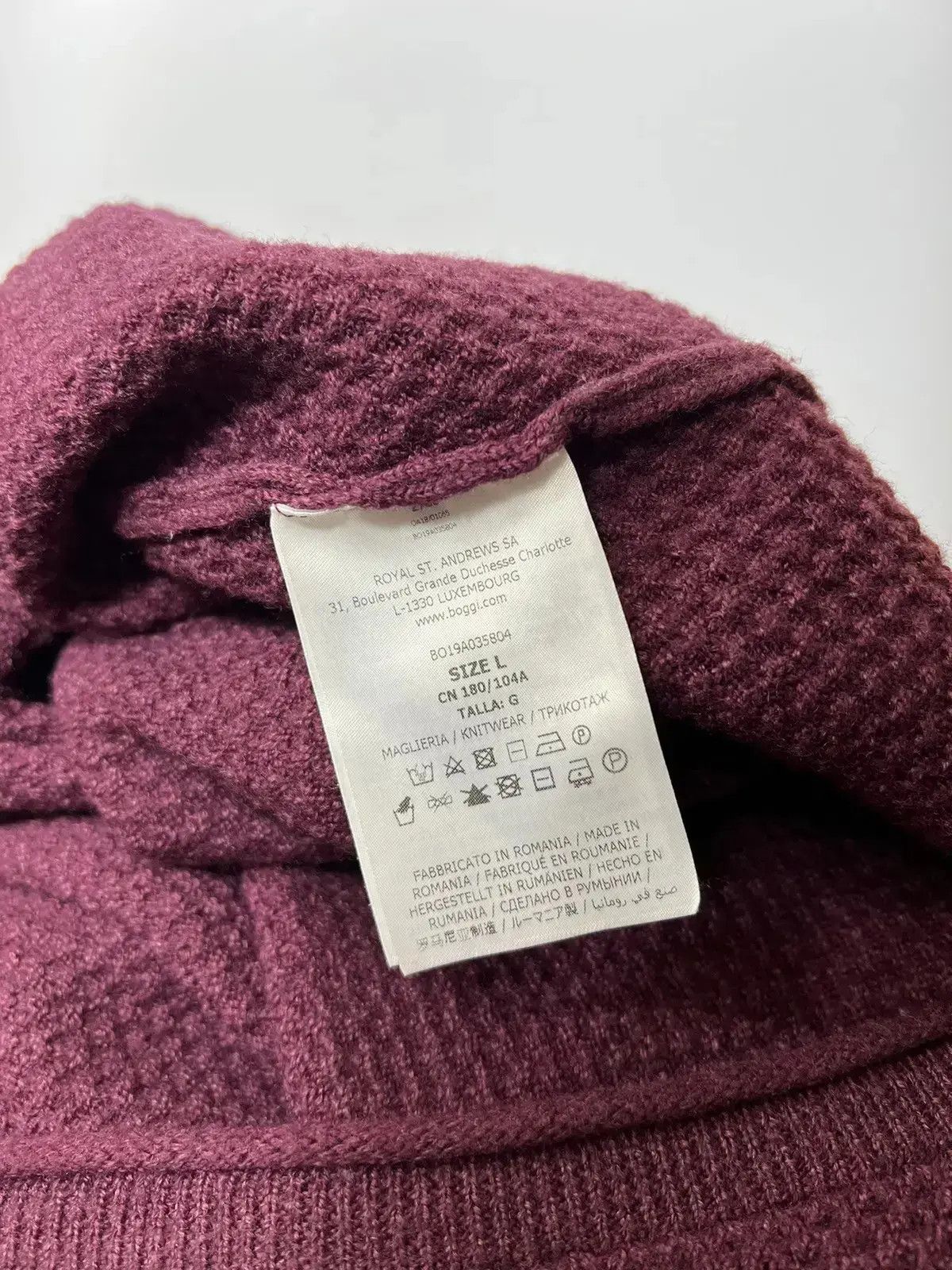 Boggi × Designer Boggi men’s knit sweater Size US L / EU 52-54 / 3 - 5 Thumbnail