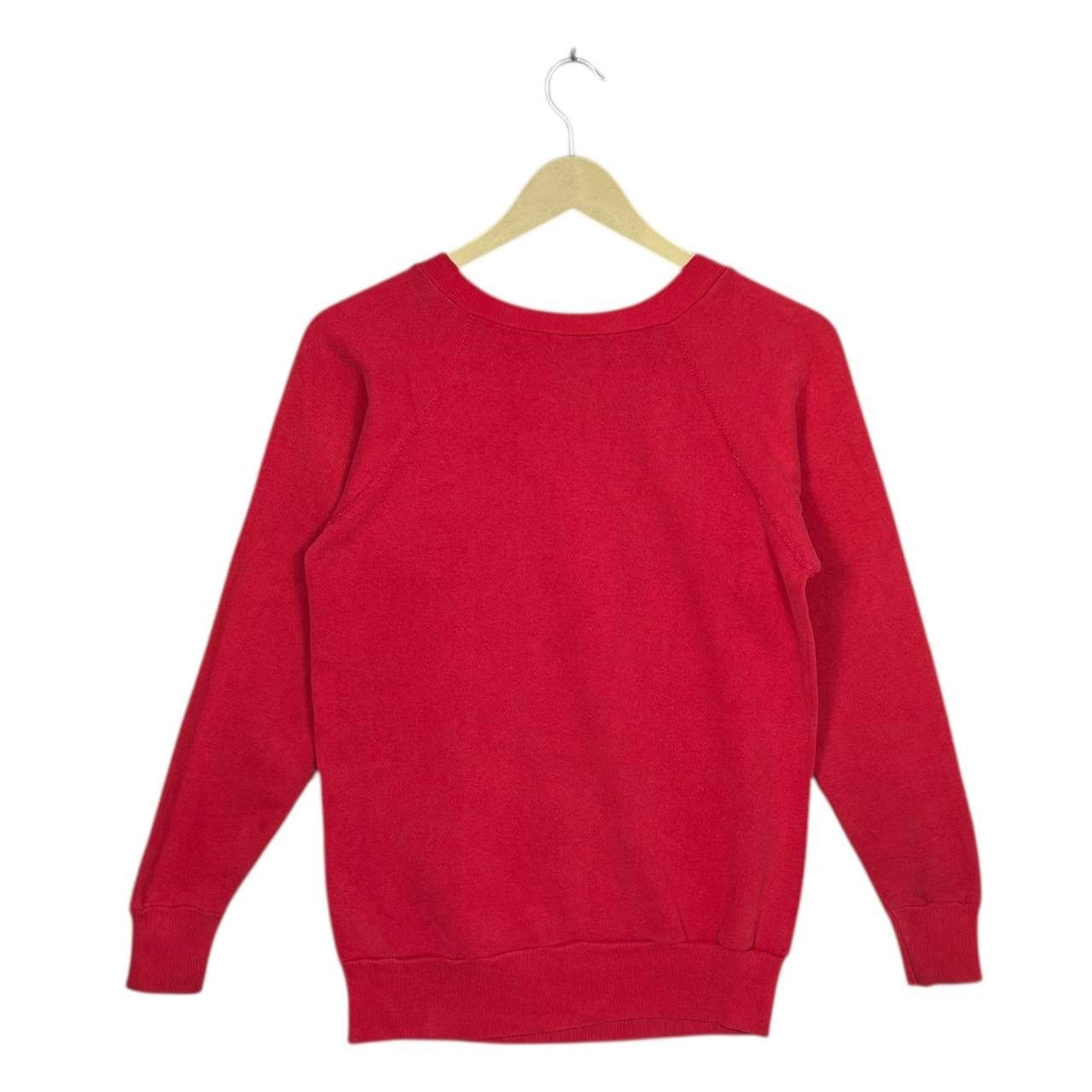 Vintage Vtg 80s Shit Happens Duck Sweatshirt Red Raglan USA Made Size US S / EU 44-46 / 1 - 2 Thumbnail