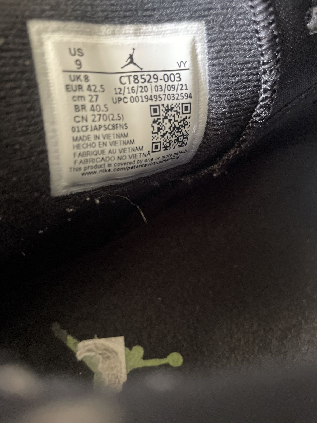 Jordan Brand Jordan 6 Retro Electric Green Size US 9 / EU 42 - 6 Thumbnail