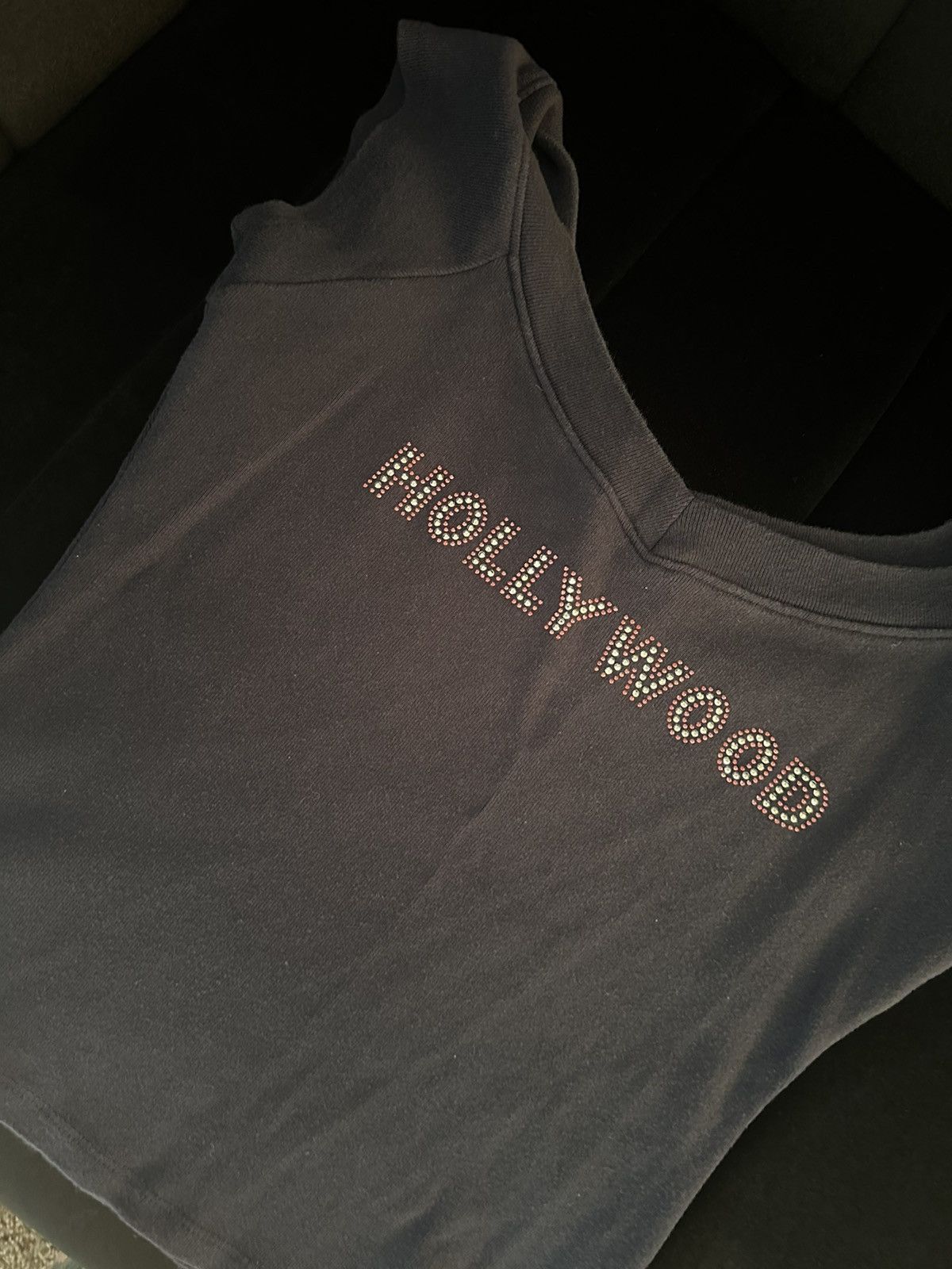 Vintage Hollywood Bedazzled Graphic Tee Size M / US 6-8 / IT 42-44 - 6 Thumbnail