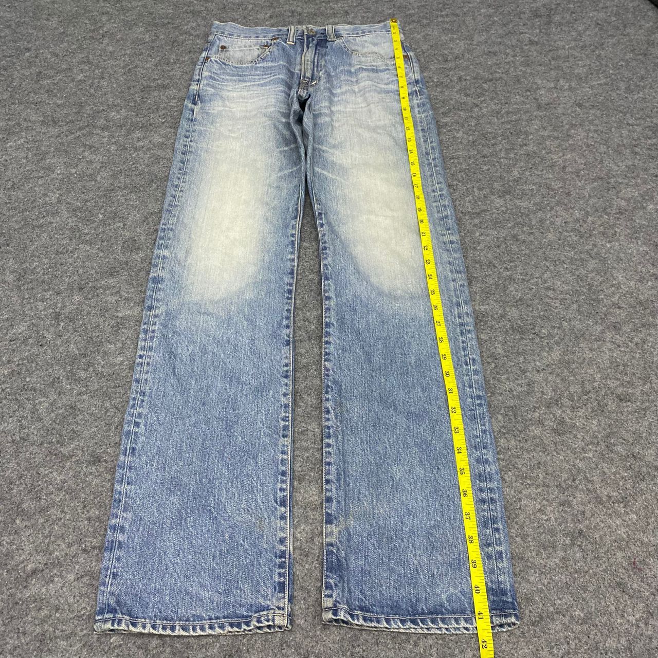 Blue Blue Japan 💥Best Offer💥Vintage Blue Blue Japan Distressed Denim Size US 28 / EU 44 - 3 Thumbnail