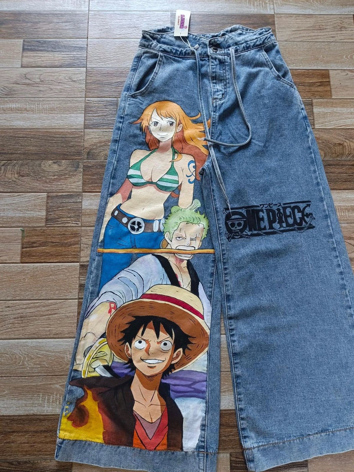 Hand-painted One Piece Wide leg Pants