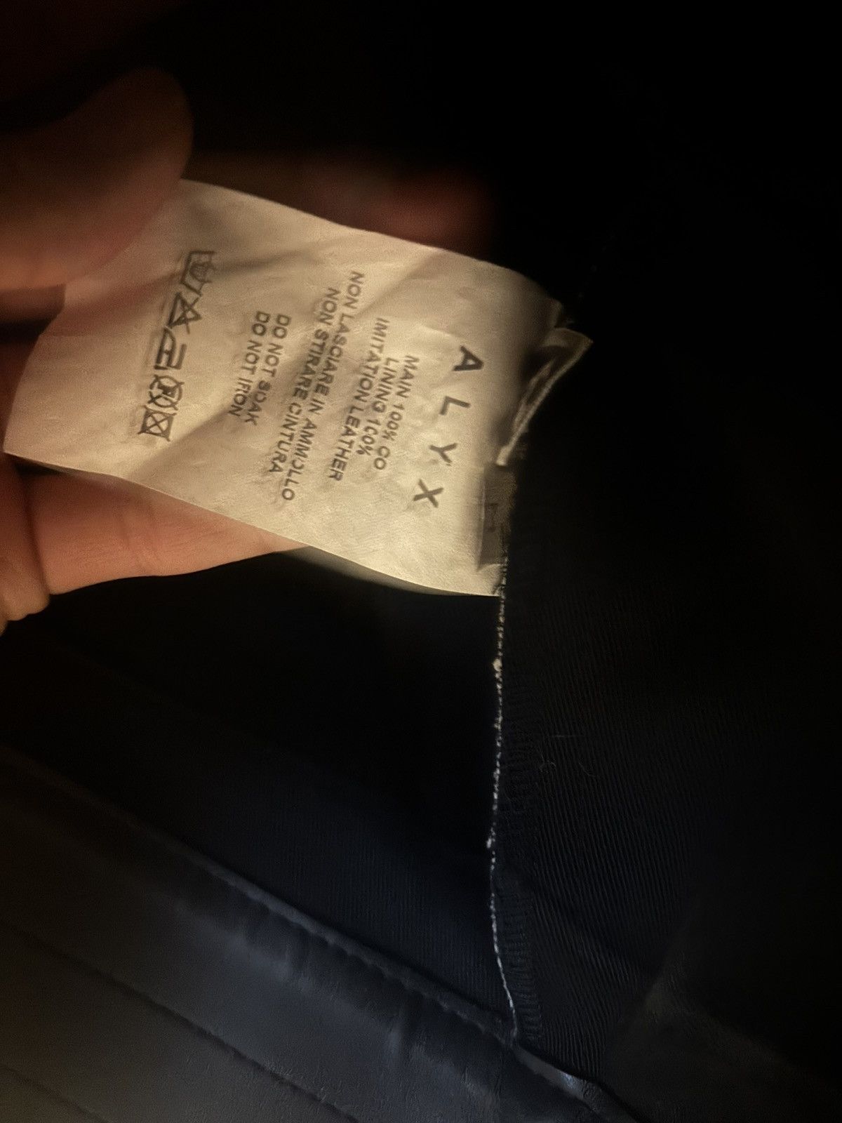 1017 ALYX 9SM 1017 ALYX 9SM Jacket w/ Imitation Leather Hem Size US M / EU 48-50 / 2 - 7 Thumbnail