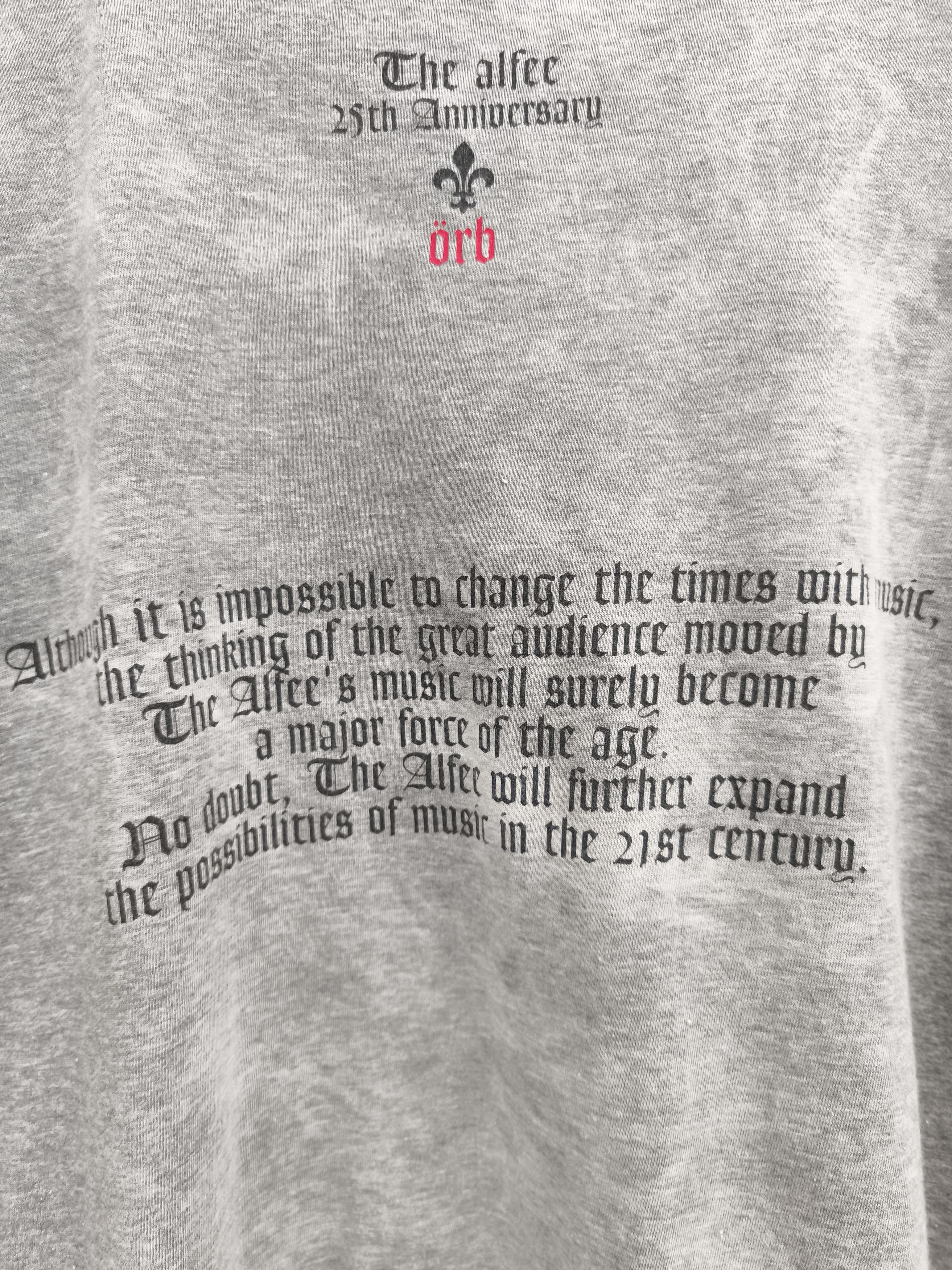 Band Tees 🔥 Vintage 99 The Alfee t shirt long sleeve 25th Anniversary Size US L / EU 52-54 / 3 - 3 Thumbnail