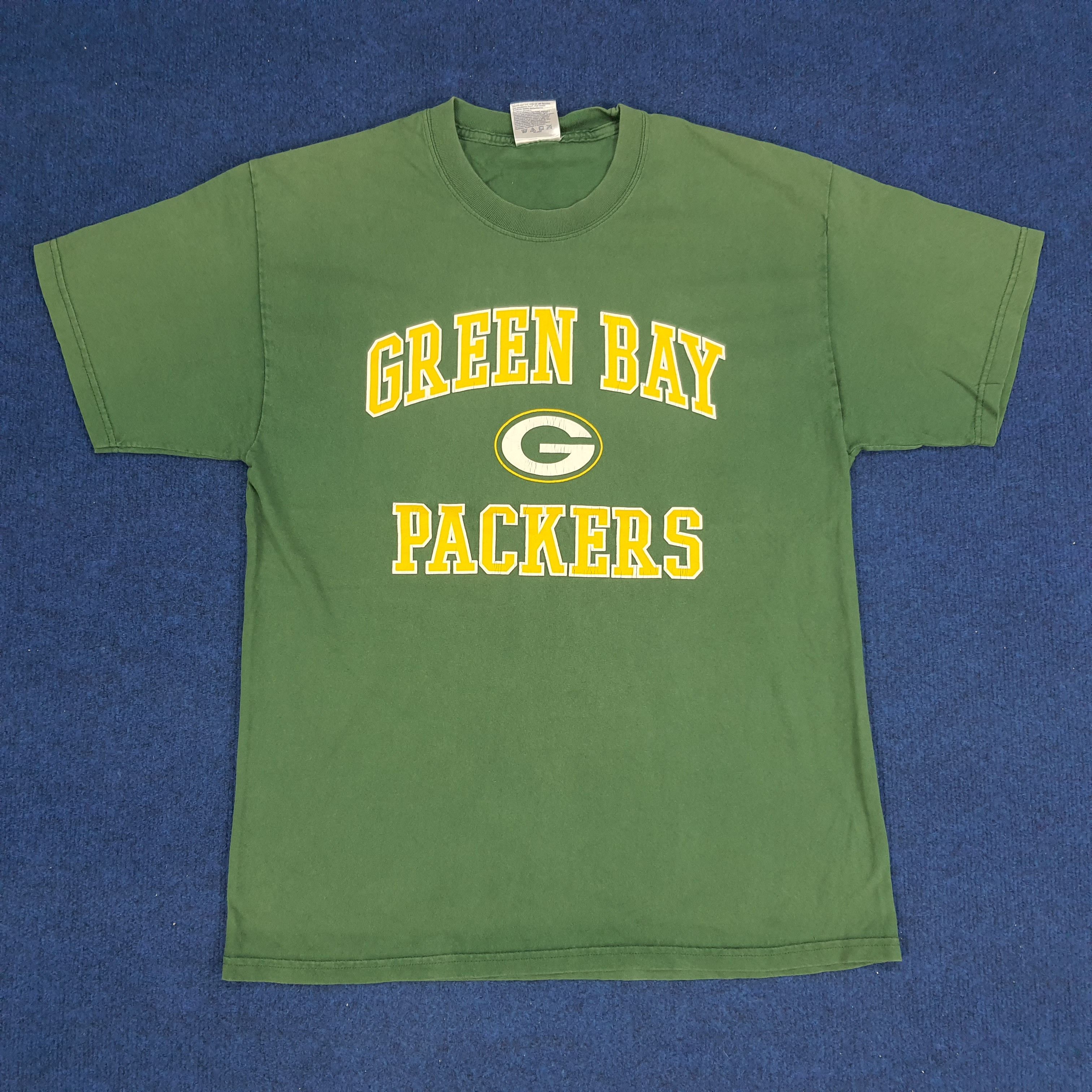 NFL × Vintage Vintage NFL Green Bay Packers Sports Team Tshirt Size US M / EU 48-50 / 2 - 1 Thumbnail