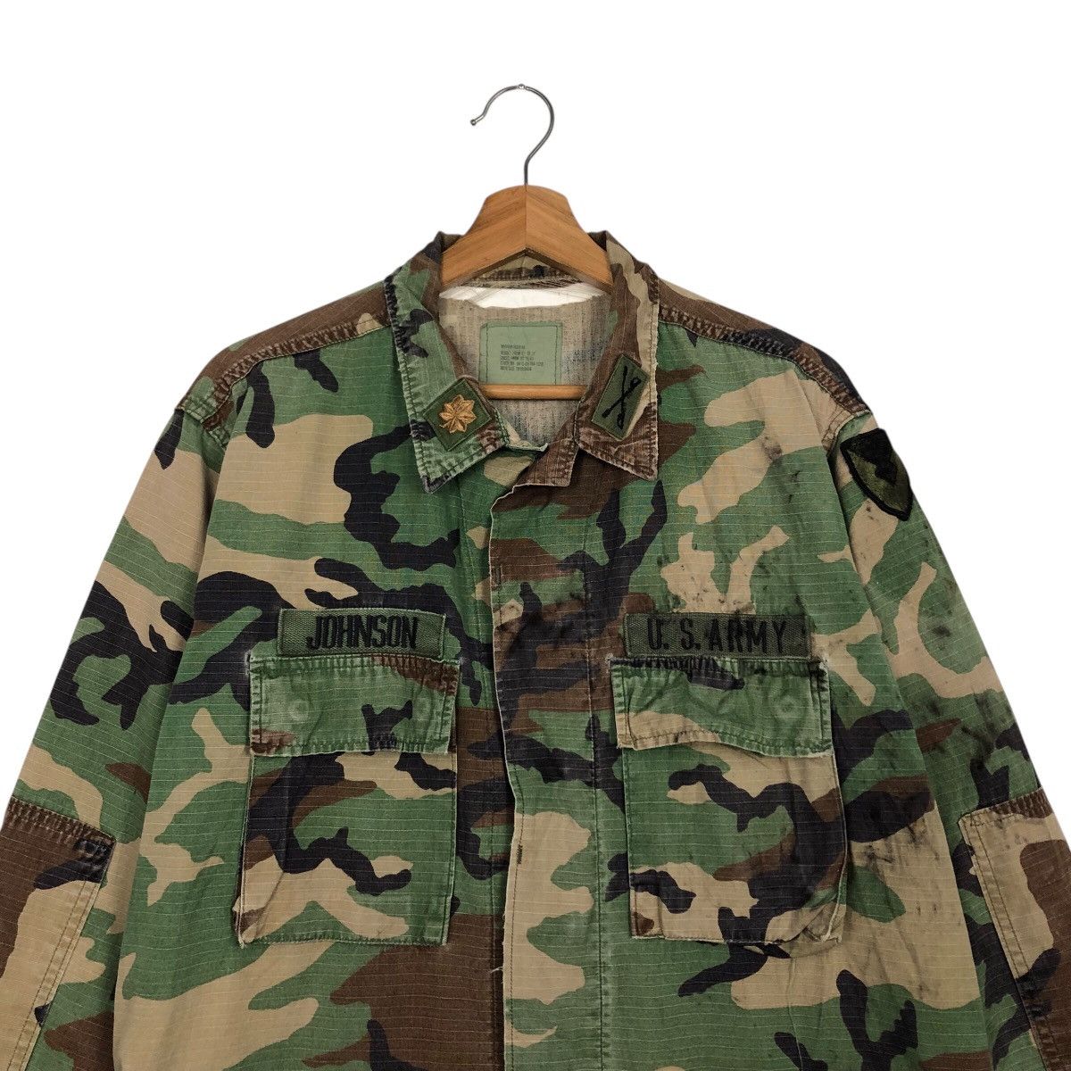 Vintage 📌Vintage Chore Work Jacket Military Us Air Force Camouflage Size US M / EU 48-50 / 2 - 4 Thumbnail